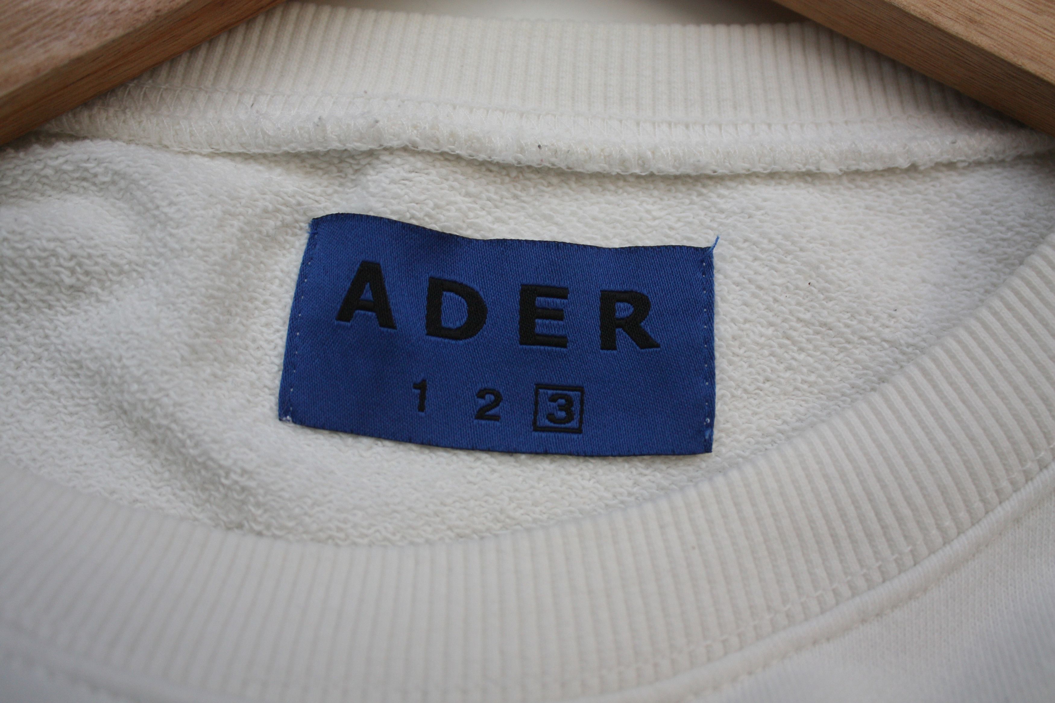 Ader Error Ader Error Delivery 3 White Sweatshirt Size US M / EU 48-50 / 2 - 4 Thumbnail