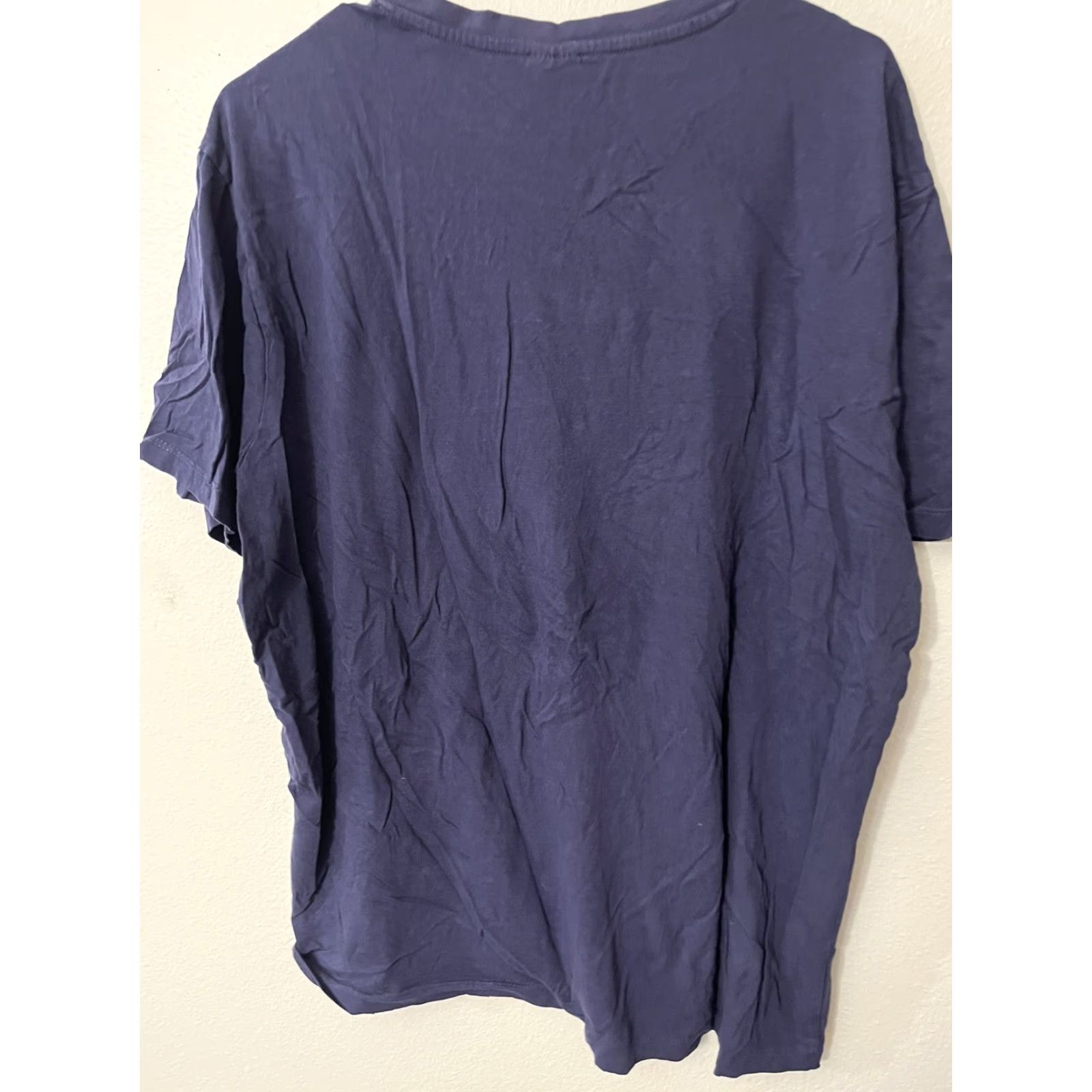 Vintage US Polo Assn Shirt Mens XL Navy Blue Short Sleeve V-Neck Logo T-Shirt Cotton Classic Fit Men’s XL Navy Blue USPA Size US XL / EU 56 / 4 - 3 Thumbnail