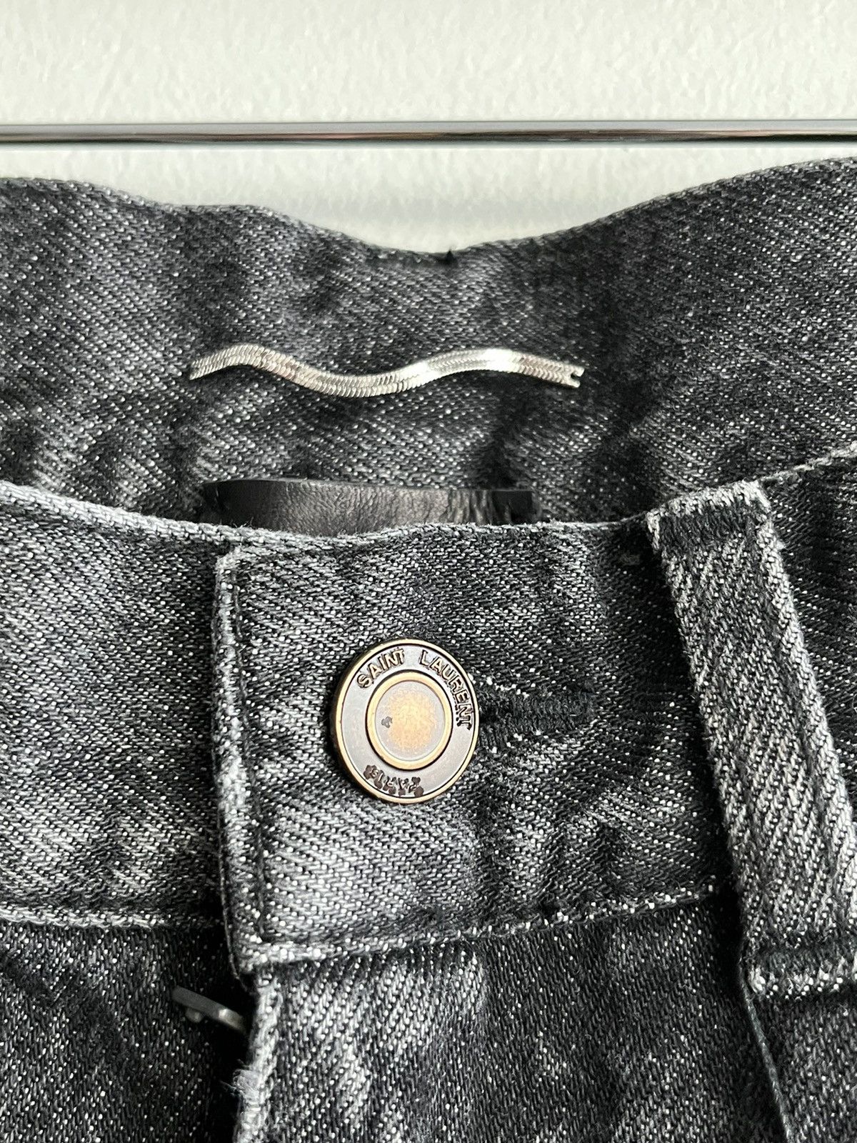 Saint Laurent Paris Saint Laurent Super Runway Skinny D02 Denim Jeans Size US 30 / EU 46 - 8 Thumbnail