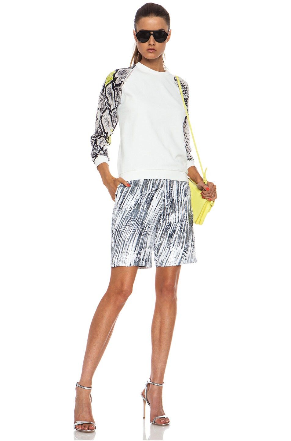 Kenzo o1y1025 Short in White/Black Size 30" / US 8 / IT 44 - 5 Thumbnail