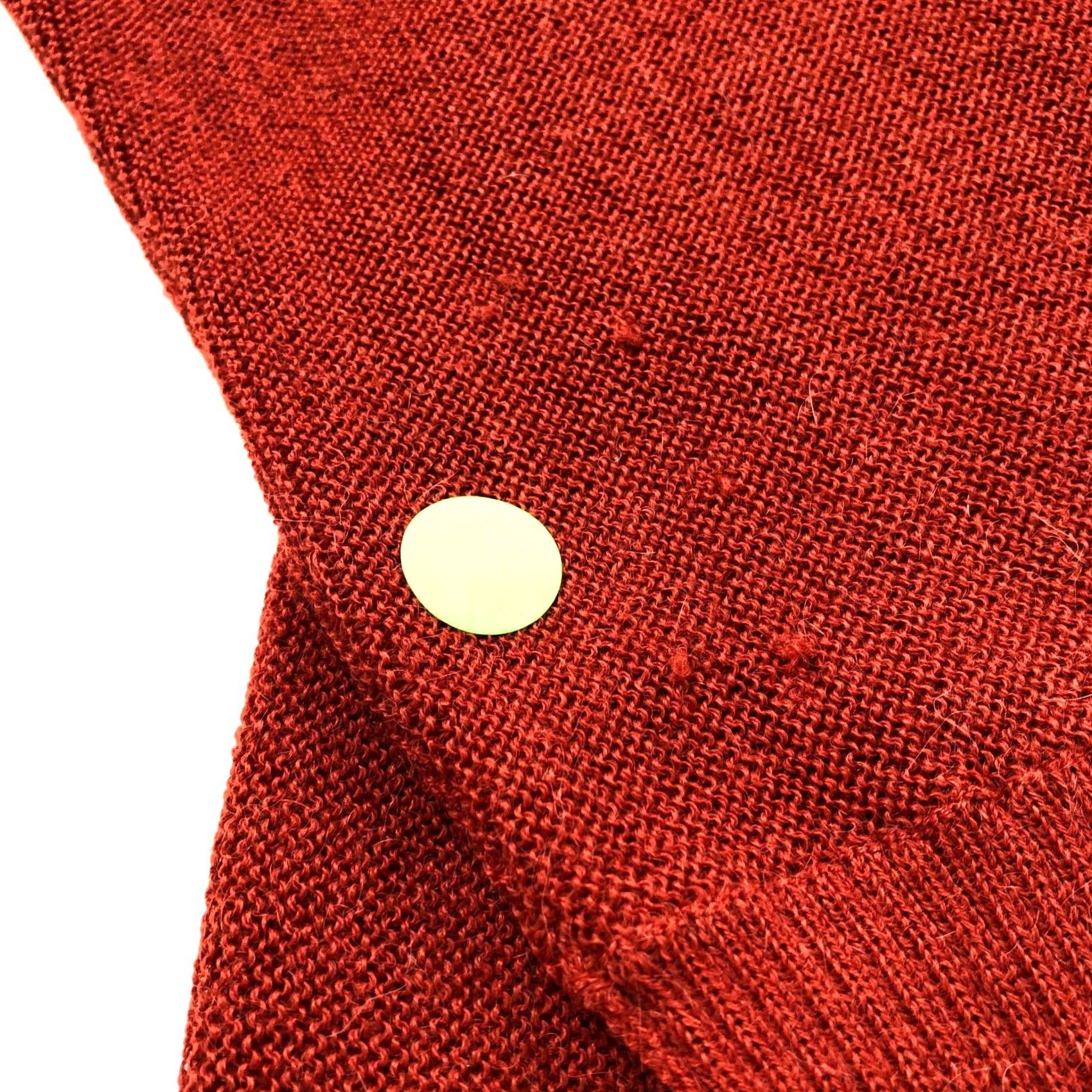 Paul Stuart Paul Stuart Pullover XL 100% Alpaca 1/4 Zip Mock Neck Sweater Orange Men Shirt Size US XL / EU 56 / 4 - 4 Thumbnail