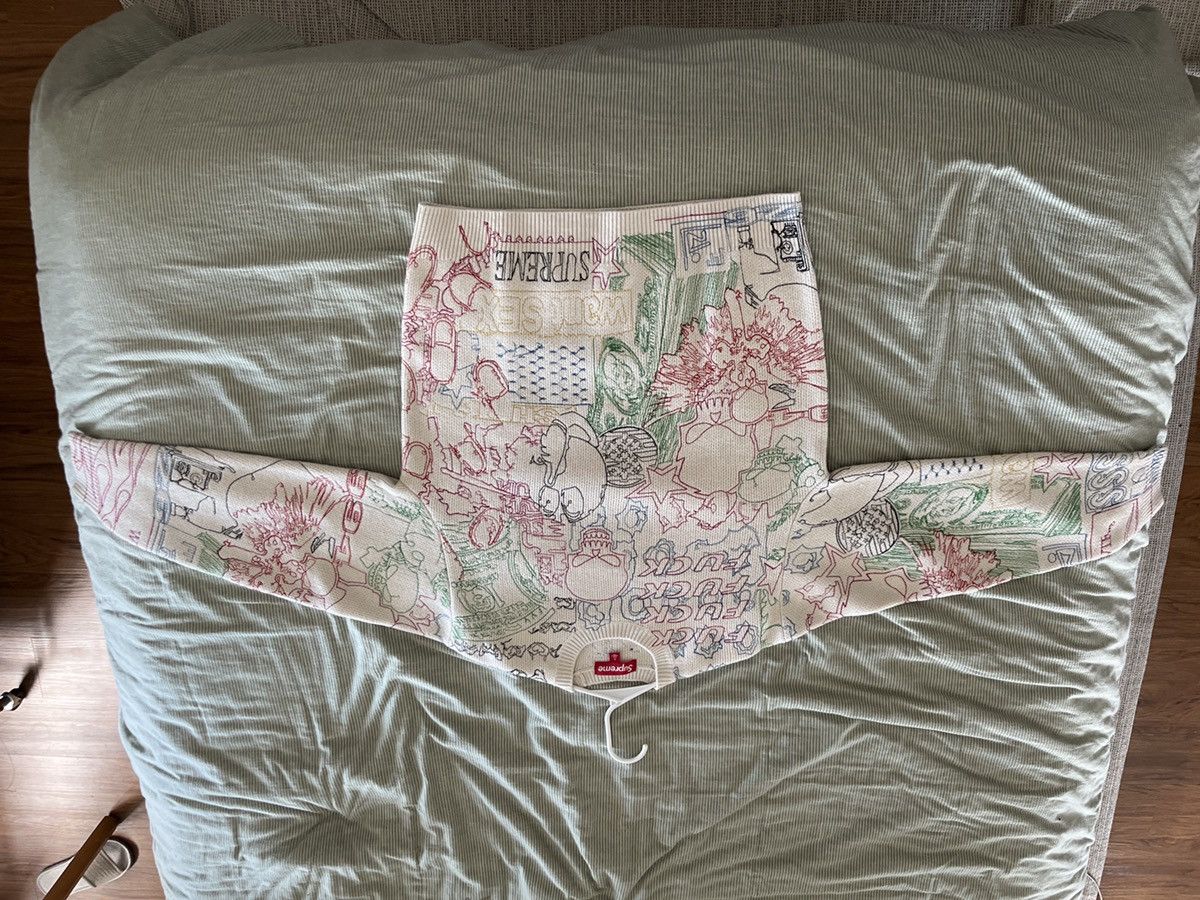 Supreme Collage Embroidered Sweater