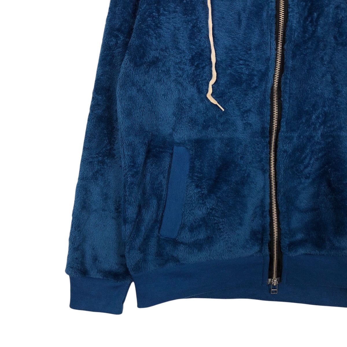 Beams Plus 📌Rich Blue Vintage Zipper Fleece Jacket Beams Heart Size US M / EU 48-50 / 2 - 5 Thumbnail