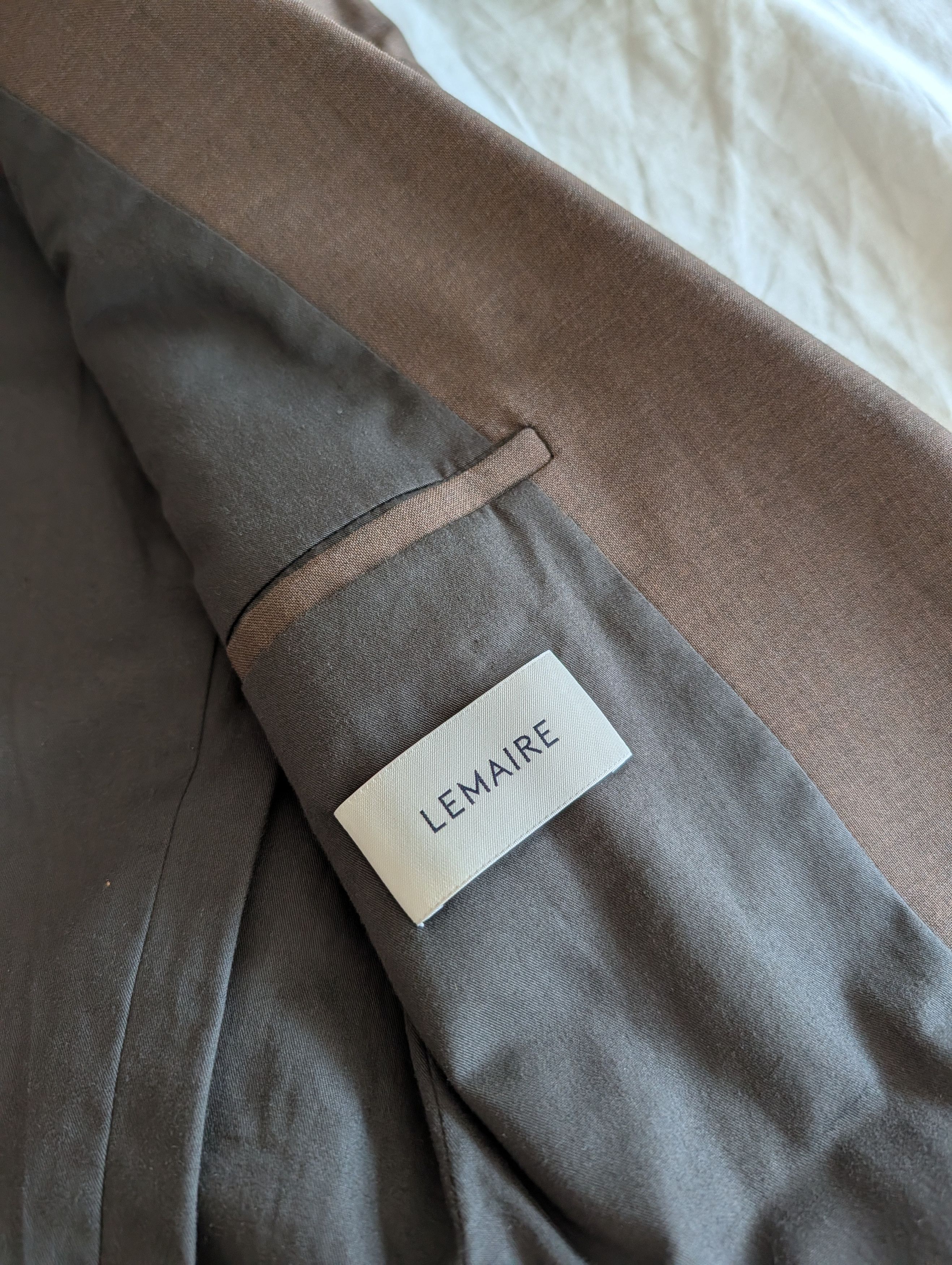 Lemaire Lemaire single breasted blazer in brown Size 46L - 4 Thumbnail