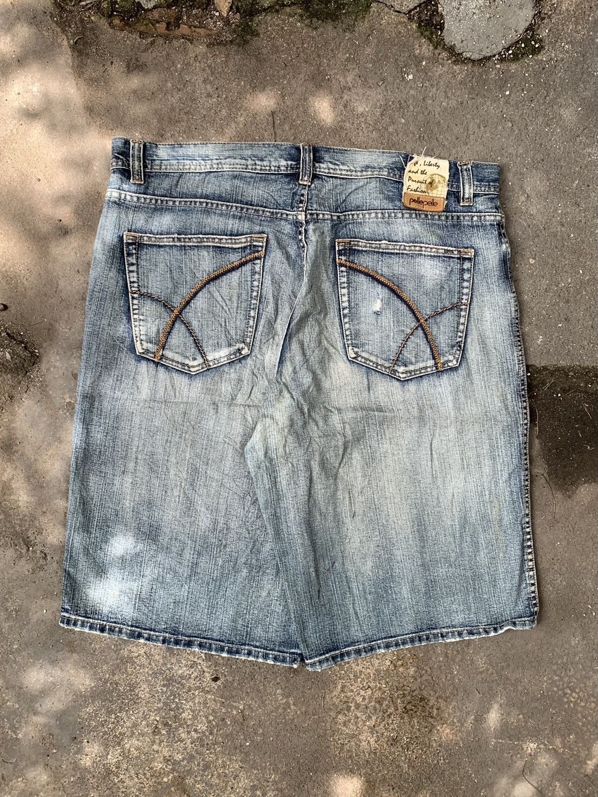 Pelle Pelle × Vintage Vintage pellepelle jeans shorts Size US 42 / EU 58 - 3 Thumbnail