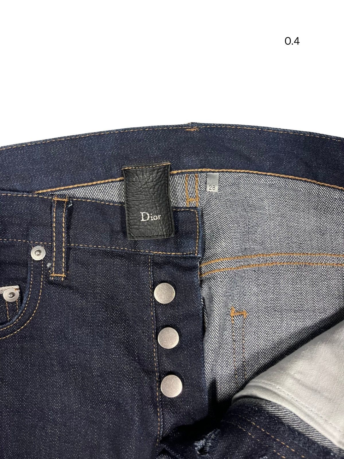 Dior Dior Homme Silver Selvedge Denim Size US 28 / EU 44 - 5 Thumbnail