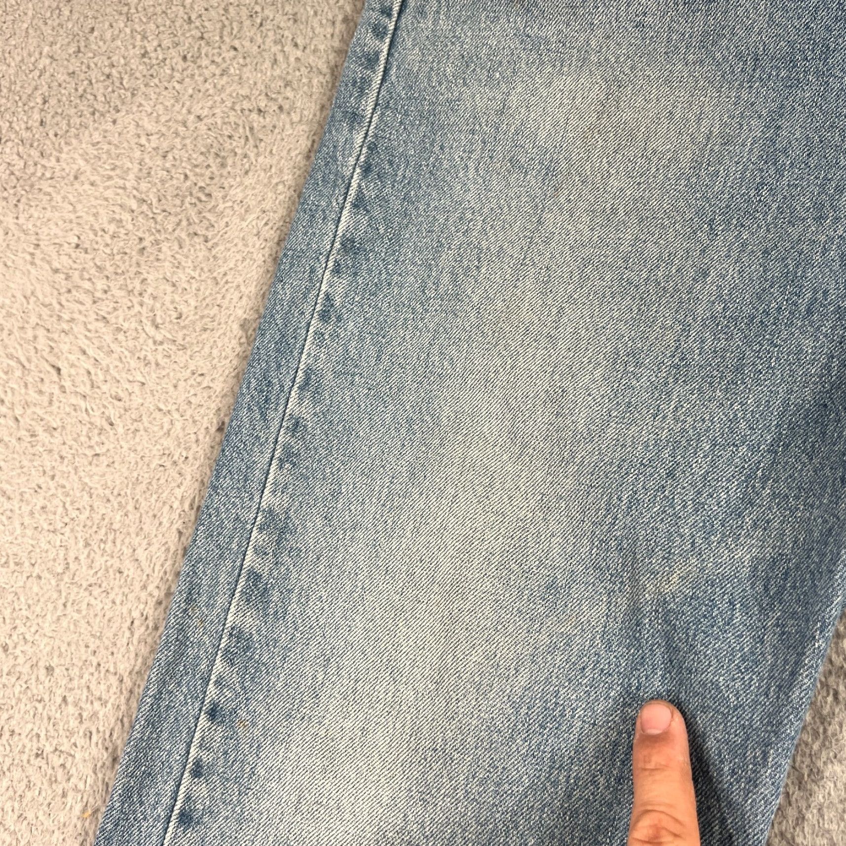 Levi's Vintage Levi's 505 Jeans Men 38x30 Blue Regular Fit Straight Classic Denim Size US 38 / EU 54 - 5 Thumbnail