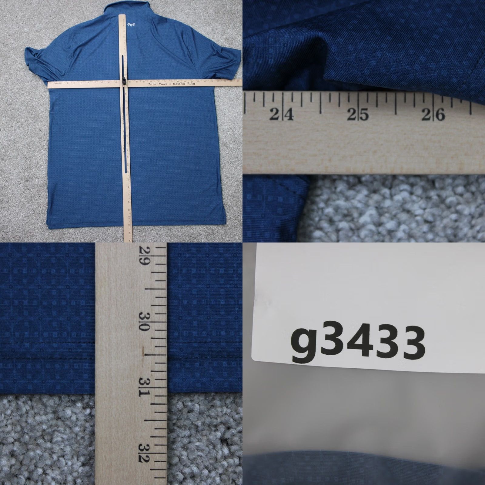 Vintage Hickey Freeman Polo Shirt Mens Large Blue Polyester Stretch S/S Pullover Polo Shirt Mens Large Blue Polyester Stretch S/S Pullover Size US L / EU 52-54 / 3 - 8 Thumbnail