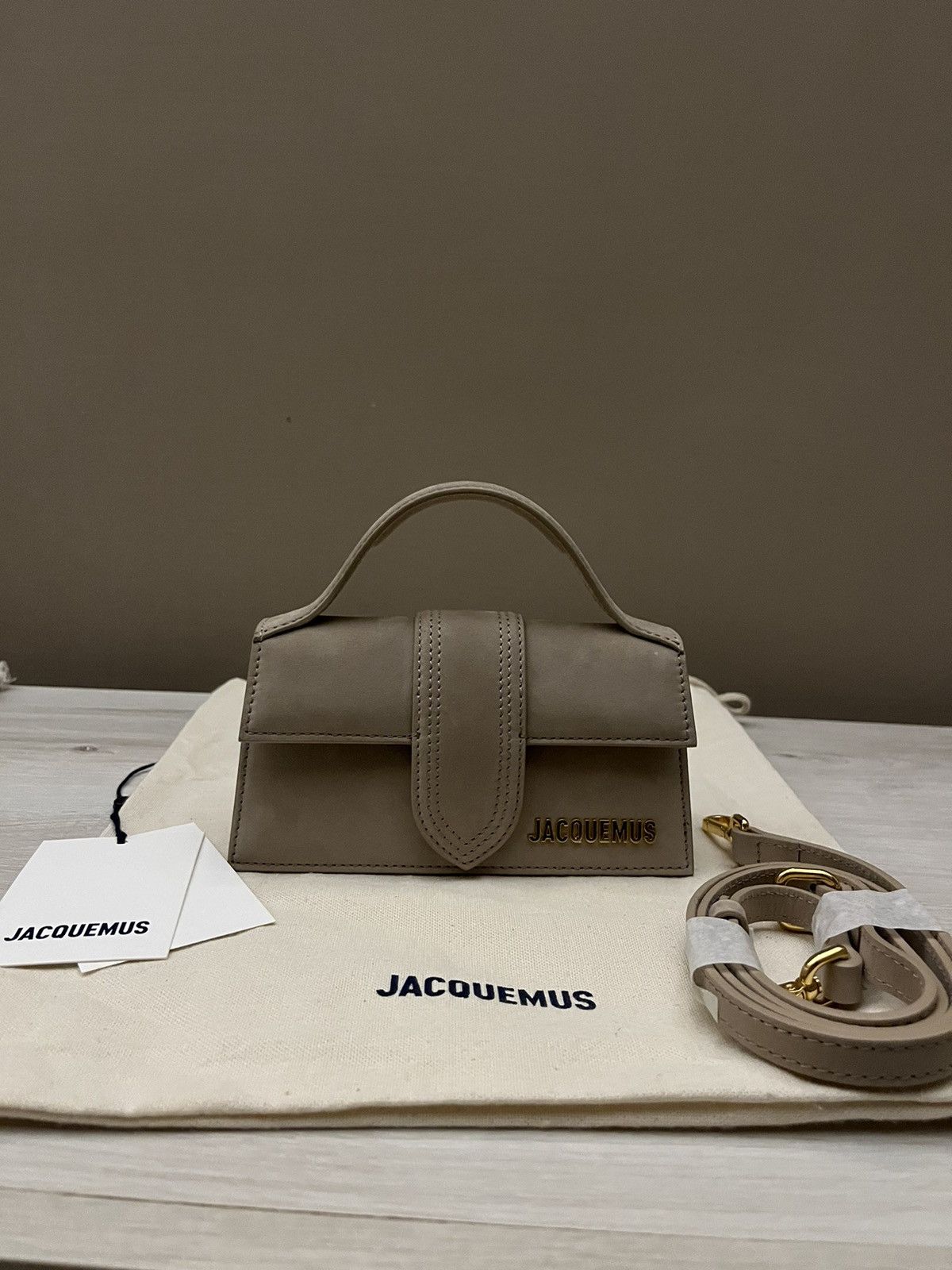 Jacquemus Borsa jacquemus bambino mini camoscio beige Size ONE SIZE - 1 Thumbnail