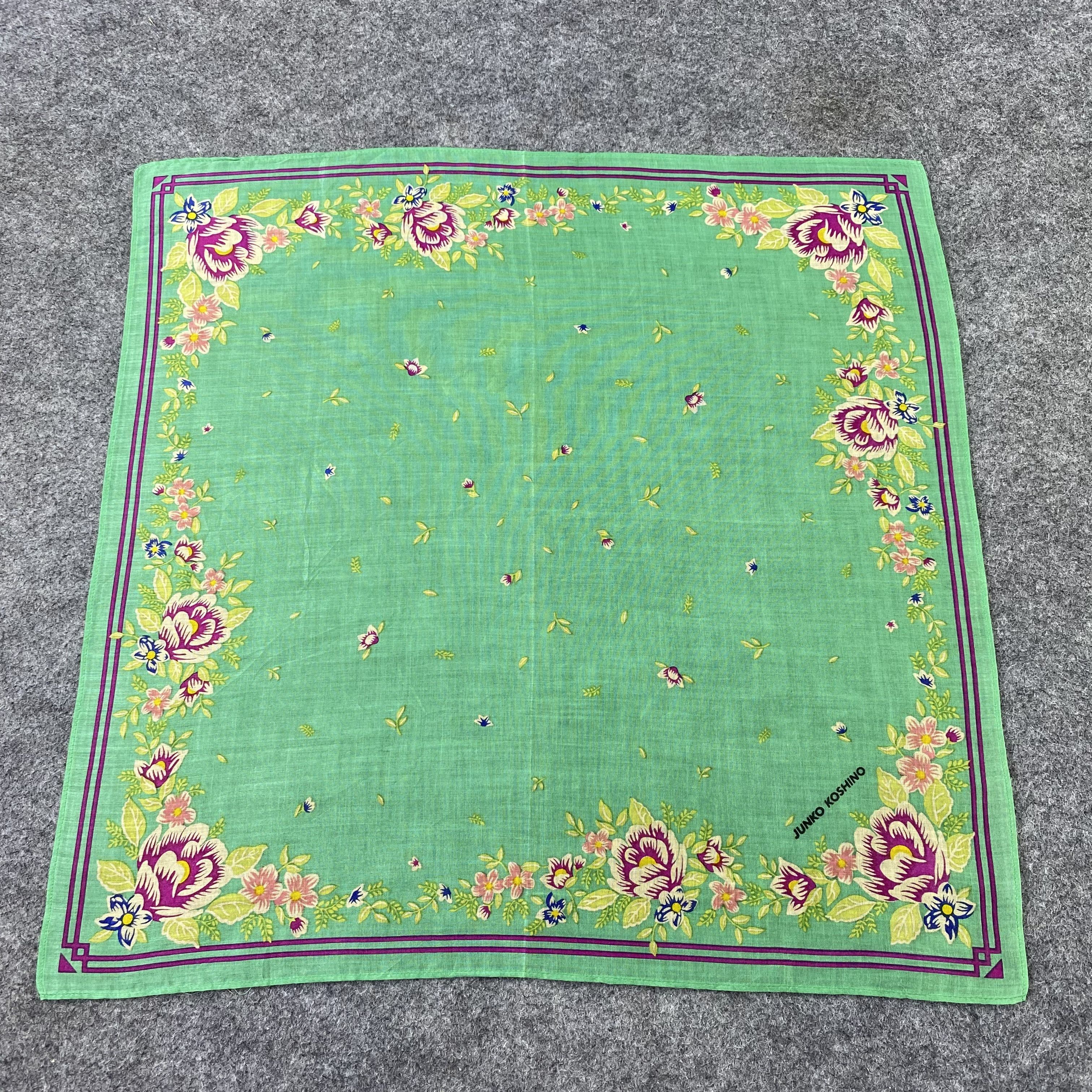 Japanese Brand Junko Koshino Handkerchief / Bandana / Neckerchief-B1214 Size ONE SIZE - 3 Thumbnail