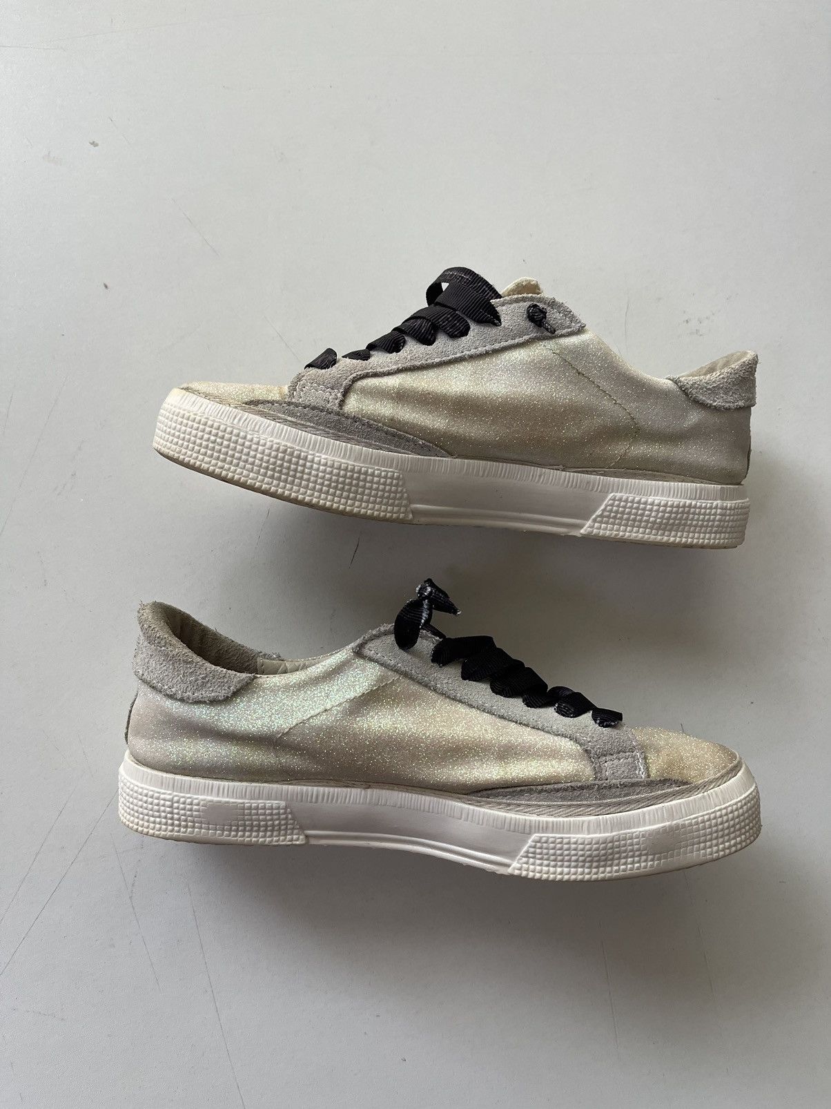 Designer × Golden Goose Golden Goose May leather suede sneakers Size US 6 / IT 36 - 9 Thumbnail