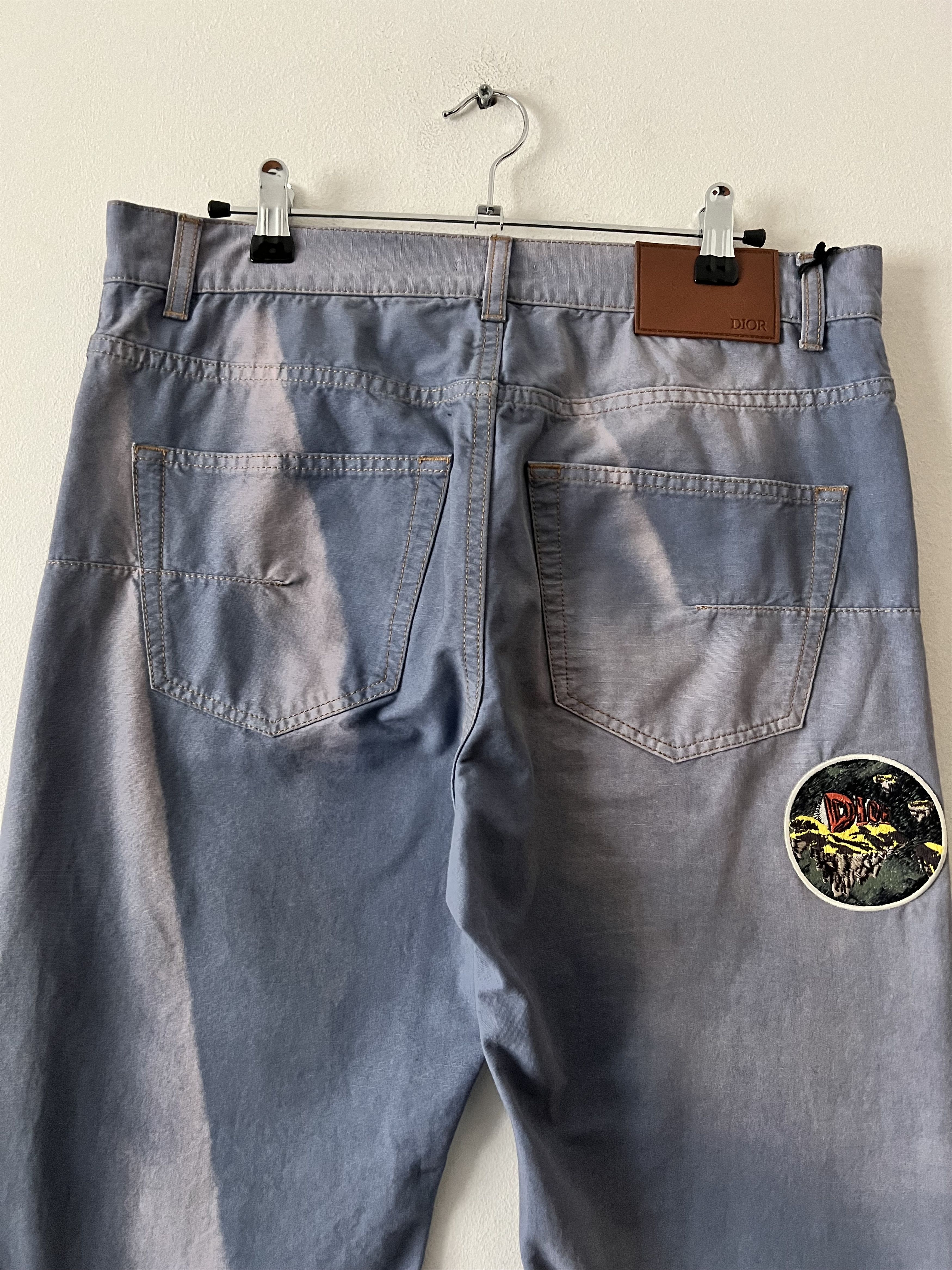 Dior Dior Jeans Embroidery AsteroDior Size US 31 - 8 Thumbnail