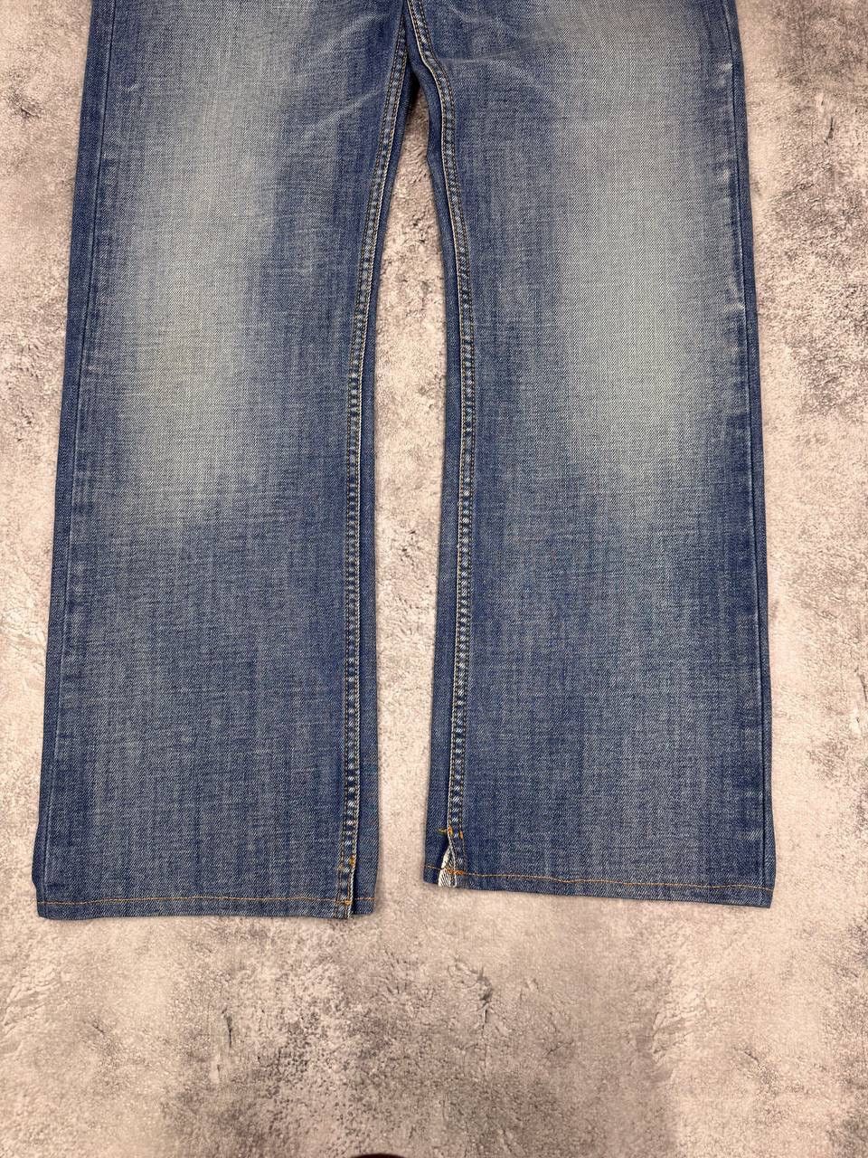 Diesel Diesel Men's Regular Straight Blue Jeans Size 33 Size US 33 - 4 Thumbnail