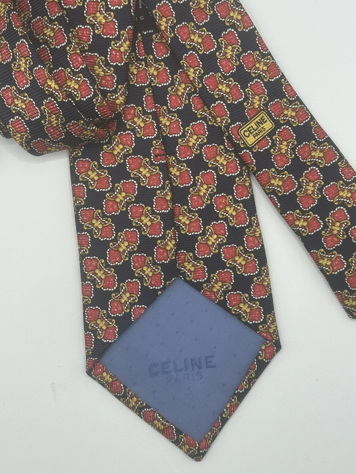 Celine × Vintage Vintage Celine Paris Tie Size ONE SIZE - 4 Thumbnail