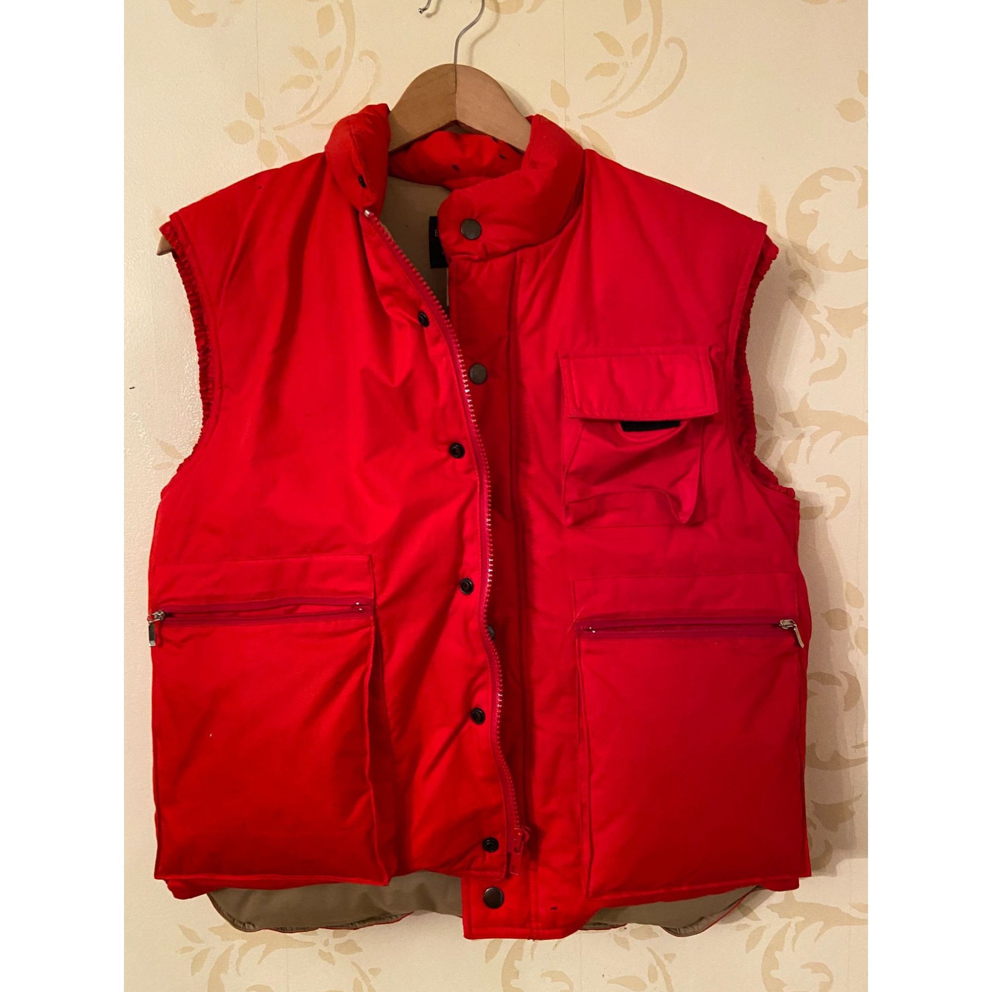 Brooks Brothers Brooksgate Red Down Puffer Jacket Men's Smal