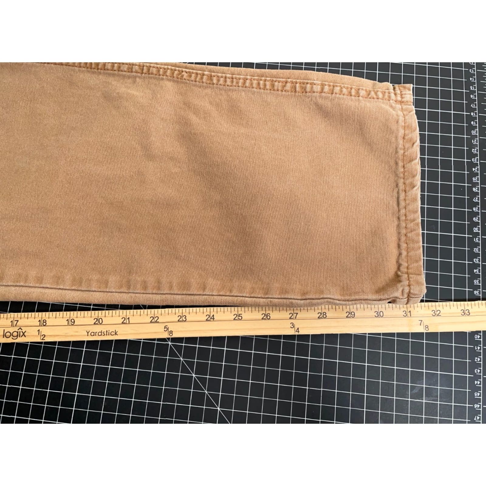 Dickies Dickies Cotton Canvas Utility Pants Men's 34 x 32 Brown Relaxed Fit Vol. 90s Grunge Hipster Outdoor Belt Loops Front Zip Pockets Workwear Casual Size US 34 / EU 50 - 6 Thumbnail