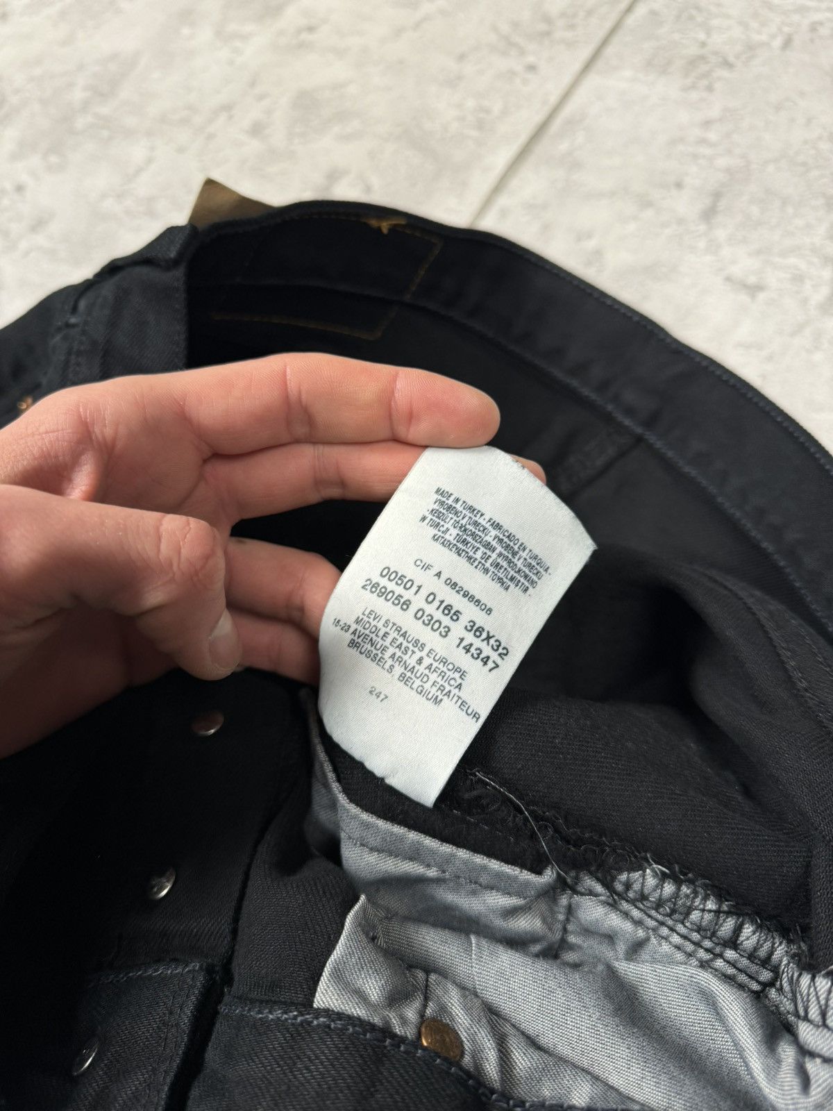 Levi's Levi's 501 Black Jeans W36 L32 Size US 36 / EU 52 - 14 Thumbnail