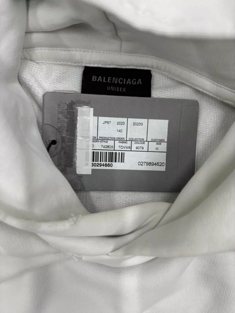 Balenciaga Balenciaga Solid monogrammed embroidered casual hooded swe Size US M / EU 48-50 / 2 - 4 Thumbnail