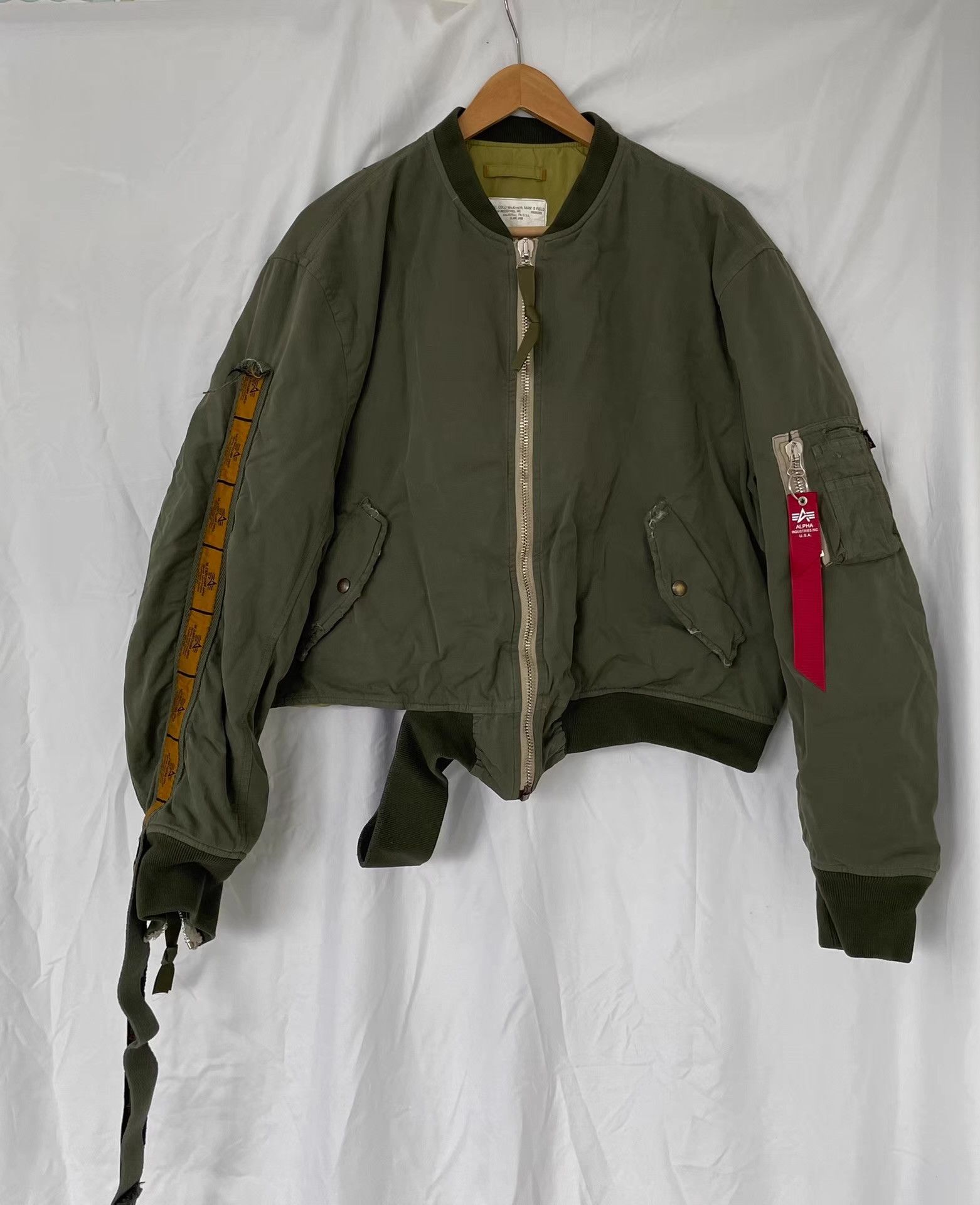 Alpha Industries Slam Jam x 424 x Alpha Industries Flight Jacket。Ｑ21 Size US M / EU 48-50 / 2 - 1 Thumbnail