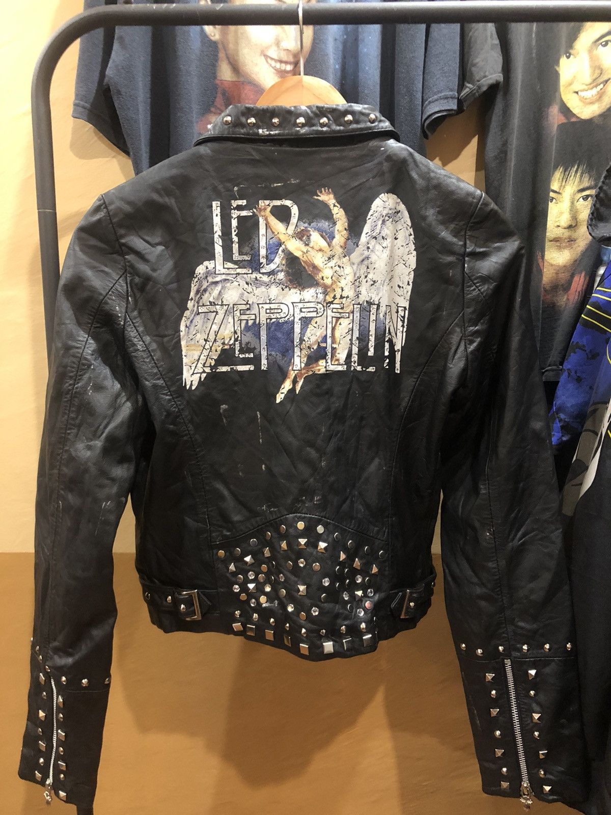 Wilsons Leather Led Zepellin Leather jacket Size S / US 4 / IT 40 - 2 Thumbnail