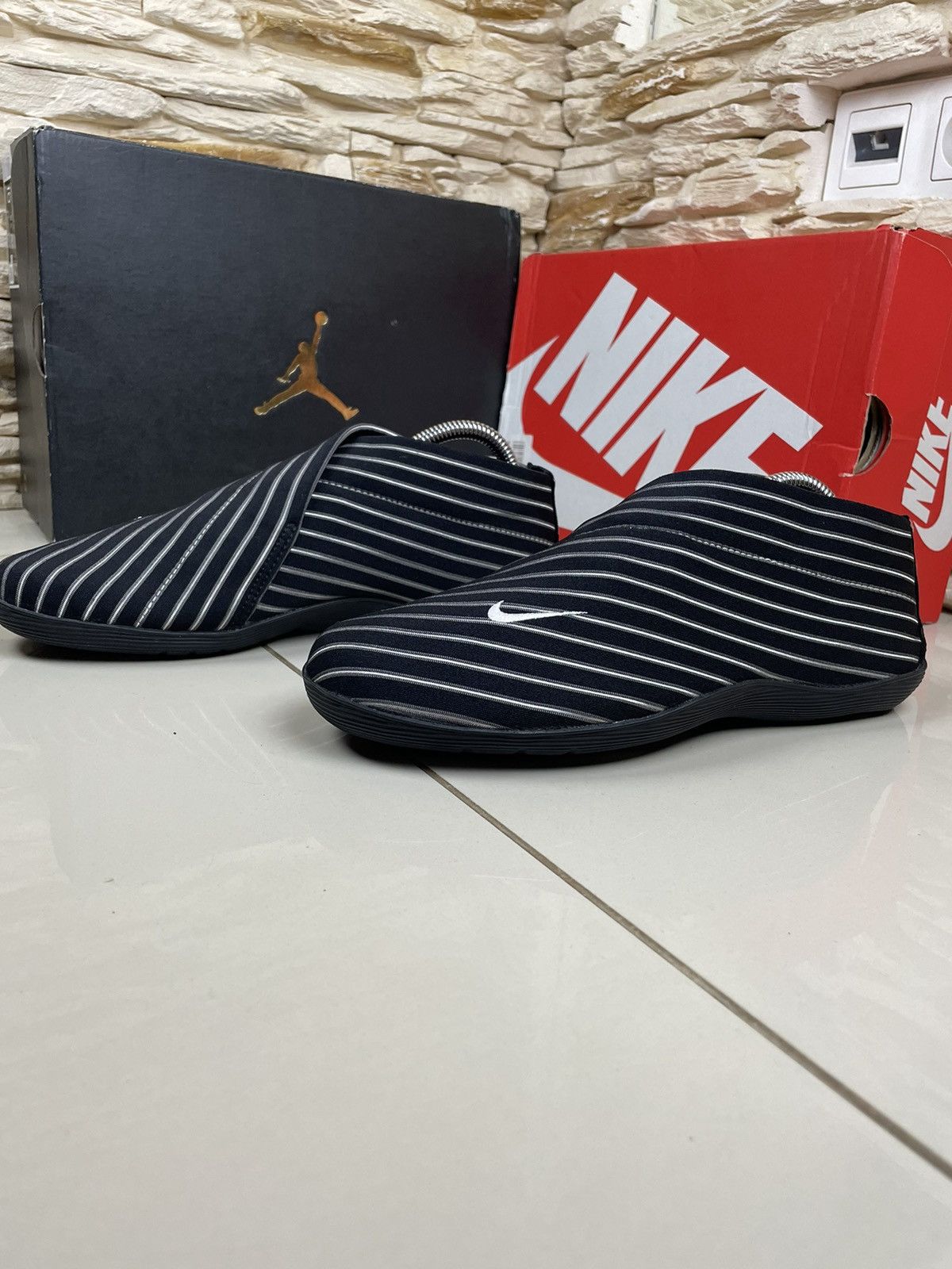Nike × Vintage Vintage 00’s Nike Kyoto Black Y2K Moc Sneakers Size US 8.5 / EU 41-42 - 4 Thumbnail