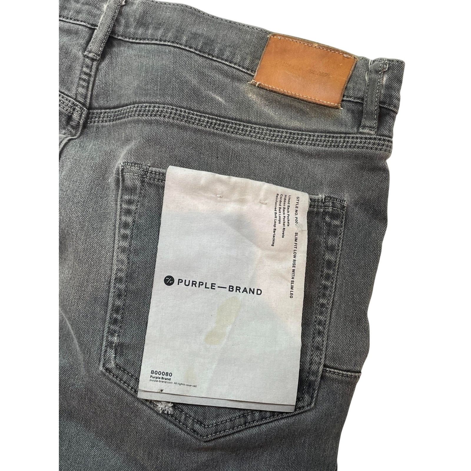 Purple Brand Purple Brand Grey Jeans Size US 36 / EU 52 - 6 Thumbnail
