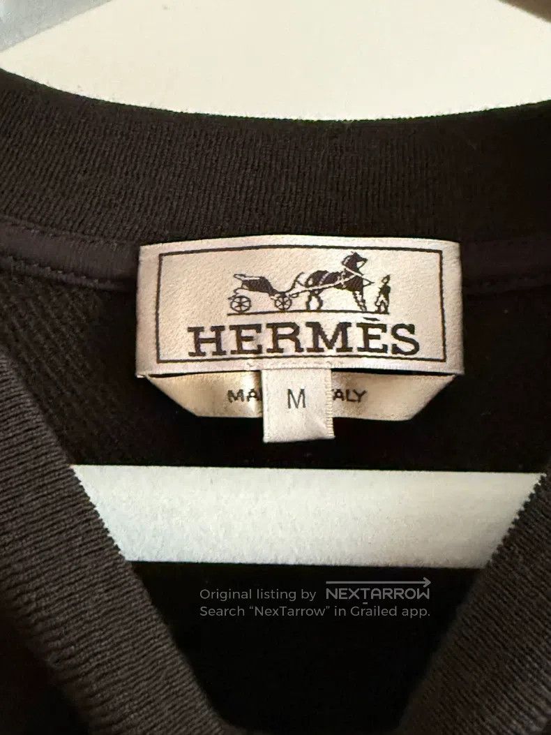 Hermes Men's Punk Horse Wool Knit Top