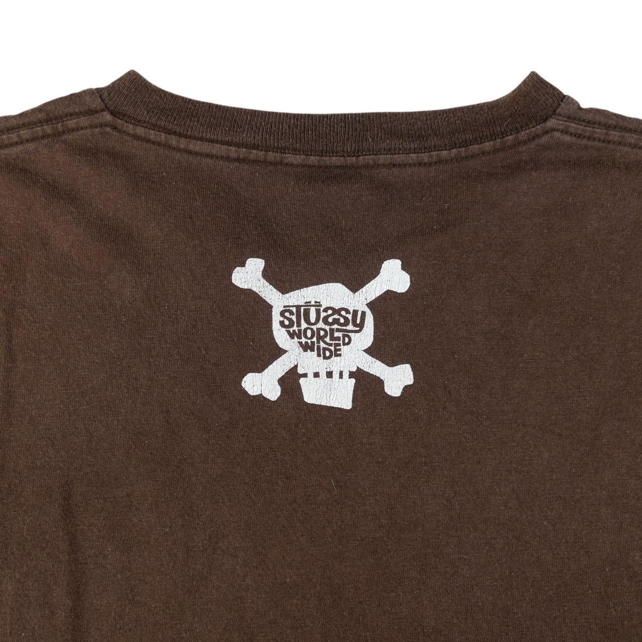 Stussy Vintage Stussy World Wide Graphic T Shirt Size L Size US L / EU 52-54 / 3 - 3 Thumbnail