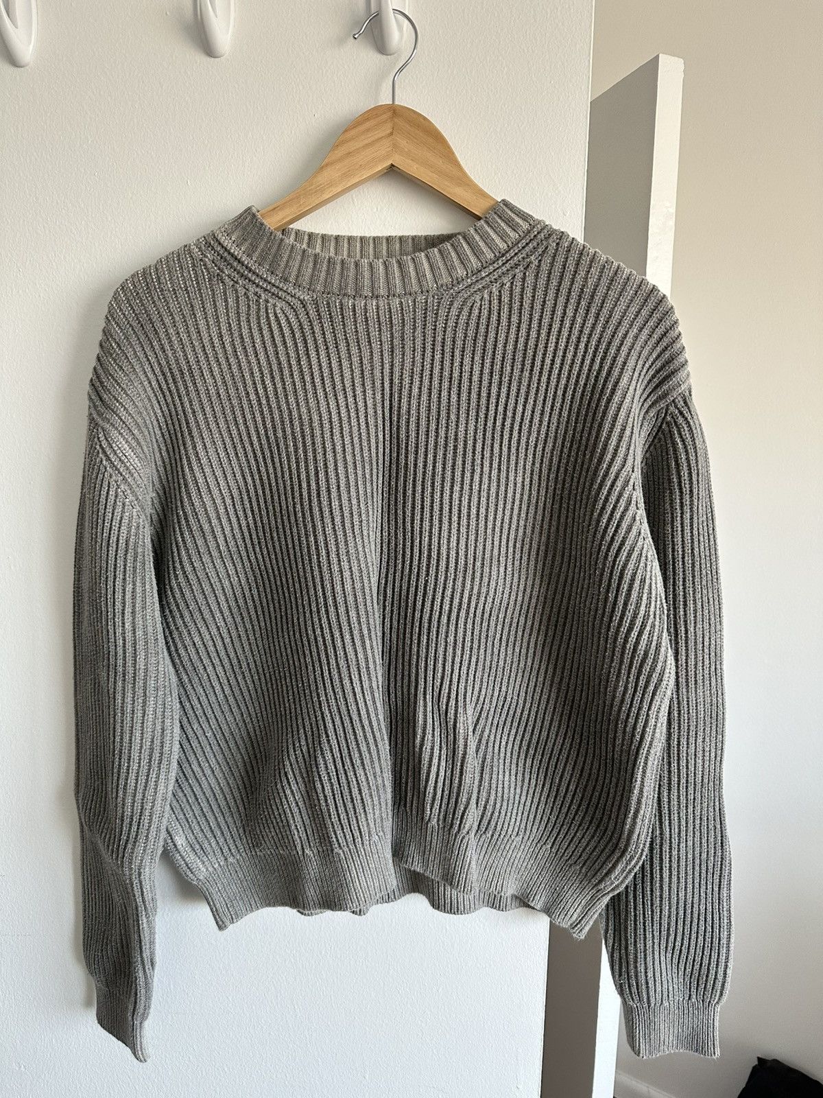 K-Two Studios Ktwo studios dyed fisherman knit charcoal V1 | Grailed
