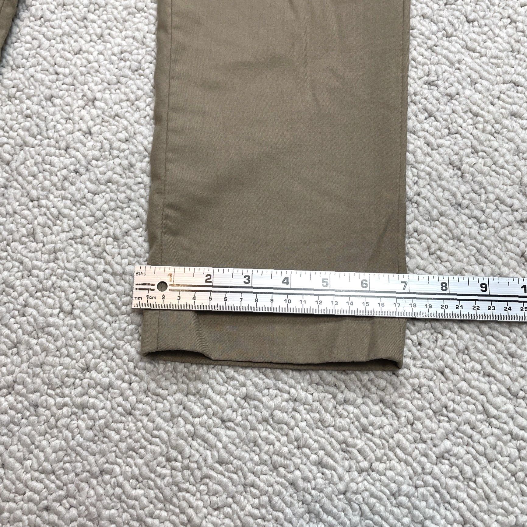 Pronto Uomo Pronto Uomo Dress Pants Mens 29x32 Brown Straight Polyester Slacks Trousers Size US 29 - 3 Thumbnail