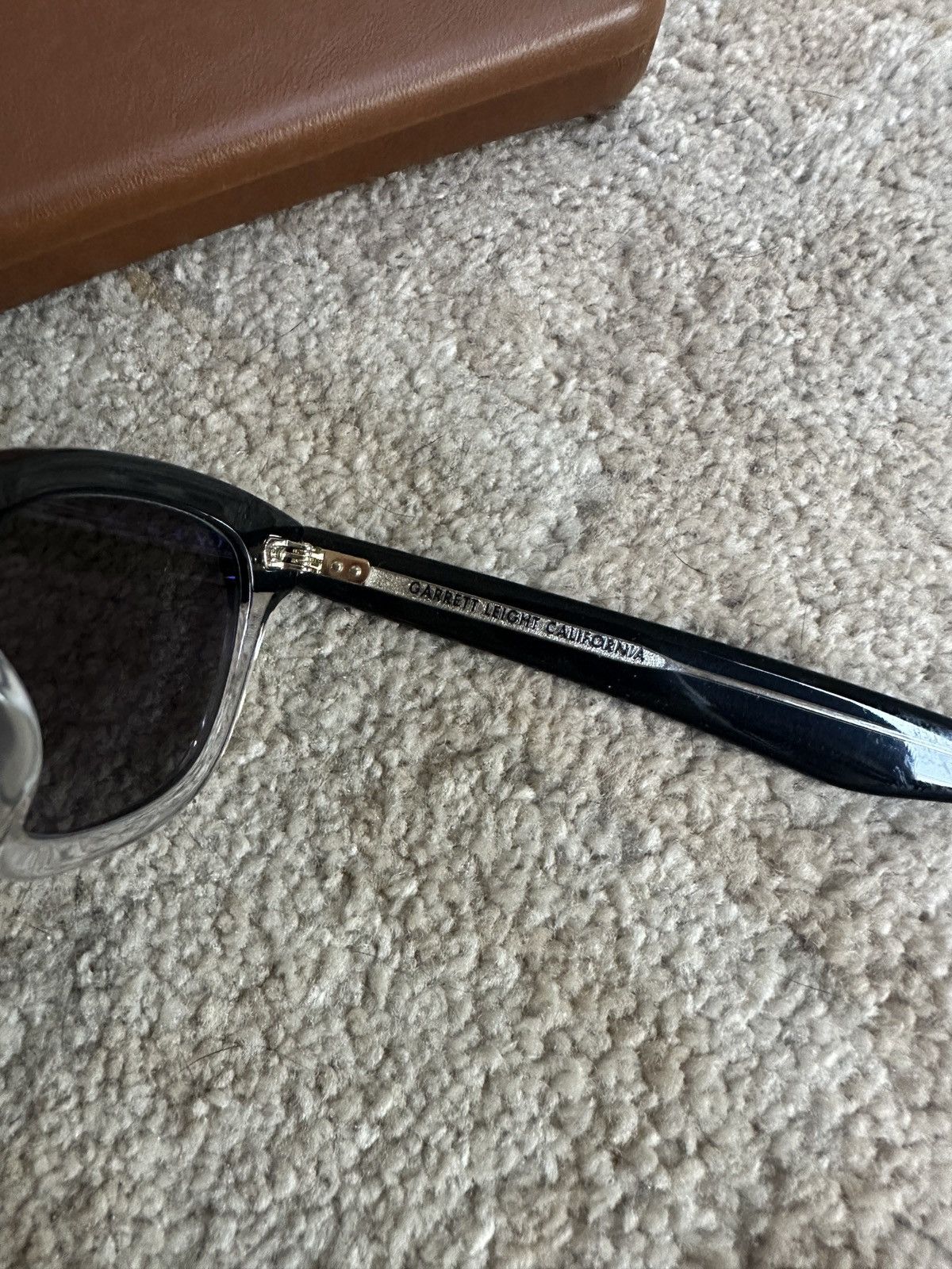 Garrett Leight Lo-B Sun Yin and Yang Sunglasses Size ONE SIZE - 5 Thumbnail