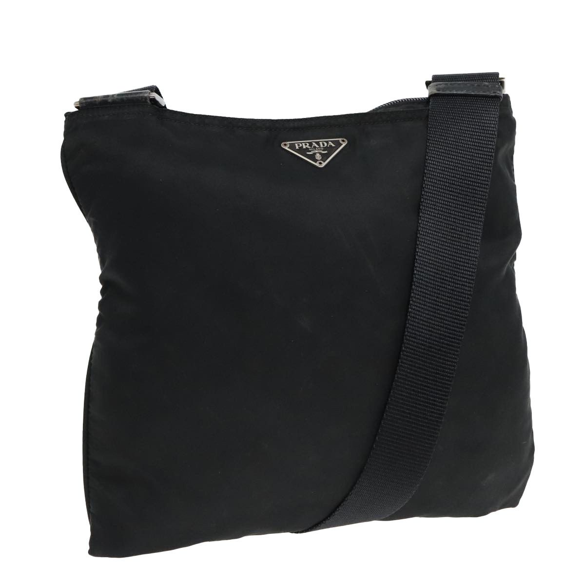Prada Re-Nylon Black Canvas Shoulder Bag (Pre-Owned) Size ONE SIZE - 1 Thumbnail
