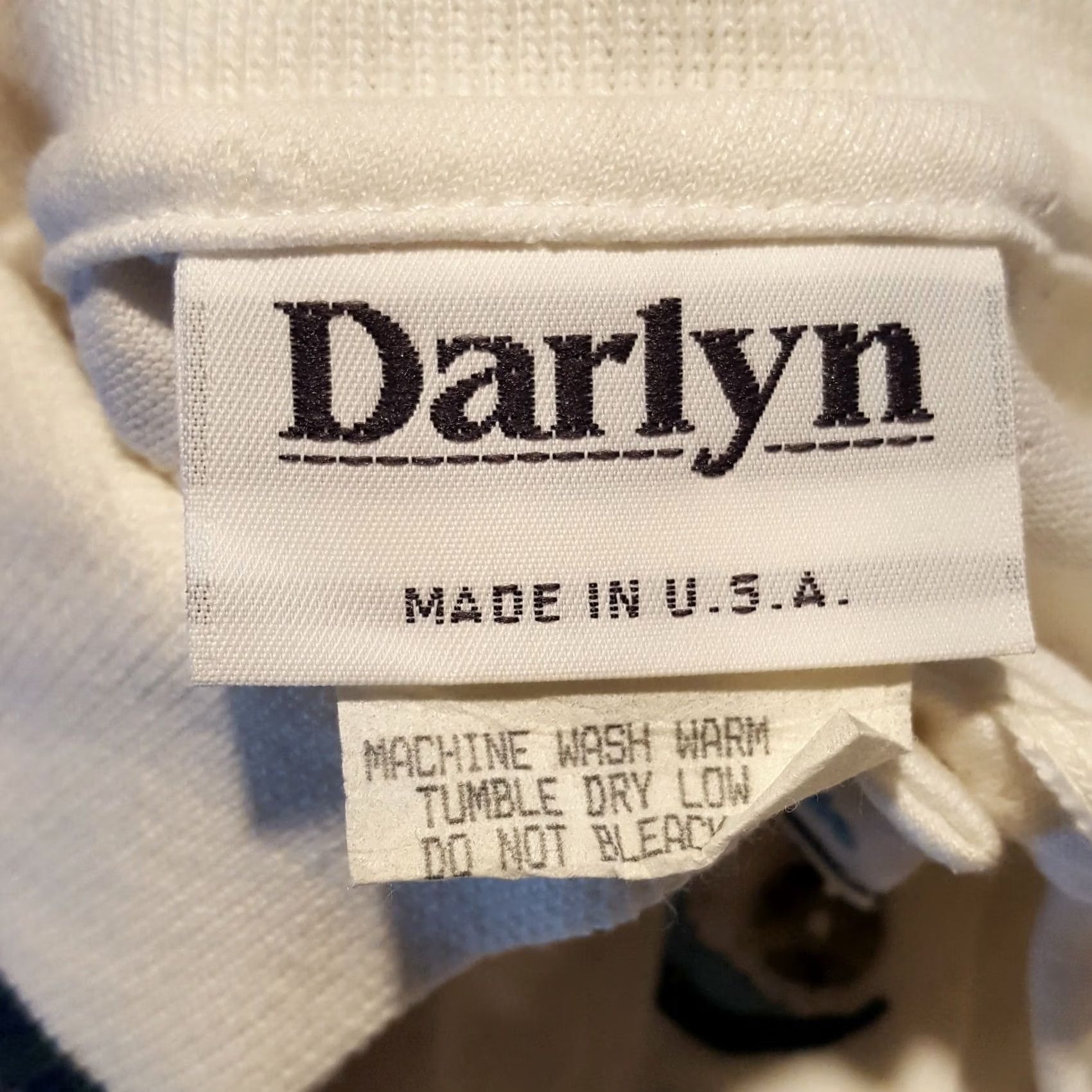 Vintage VINTAGE Darlyn Polo Shirt Women's Golf Tennis Sleeveless Tank Top M White 90s Preppy Casual Shirts Size M / US 6-8 / IT 42-44 - 7 Thumbnail