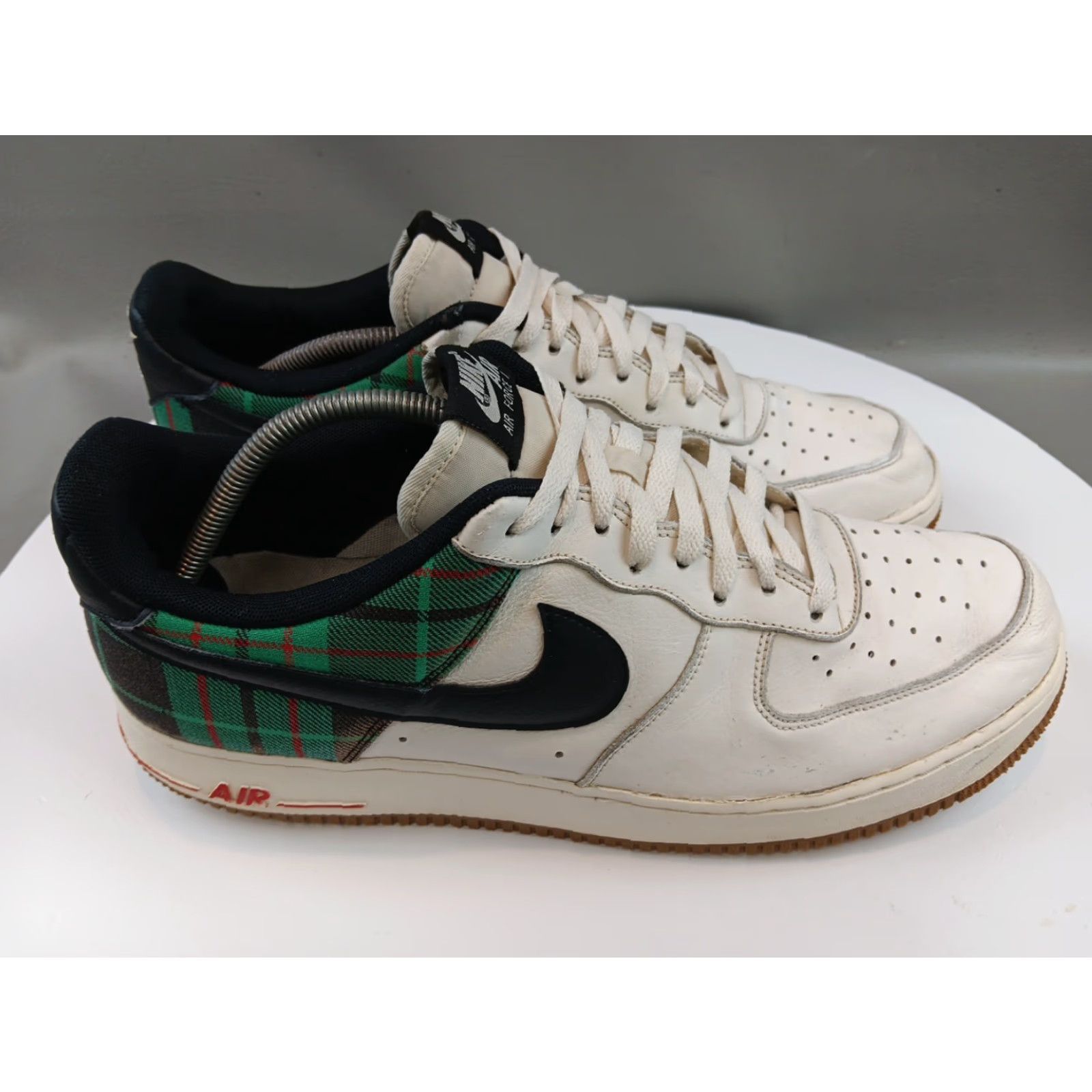 Nike Nike Air Force 1 Low ‘07 DV0791-100 Plaid Pale Ivory Stadium Green Mens Size 15 Leather Shoes Size ONE SIZE - 7 Thumbnail