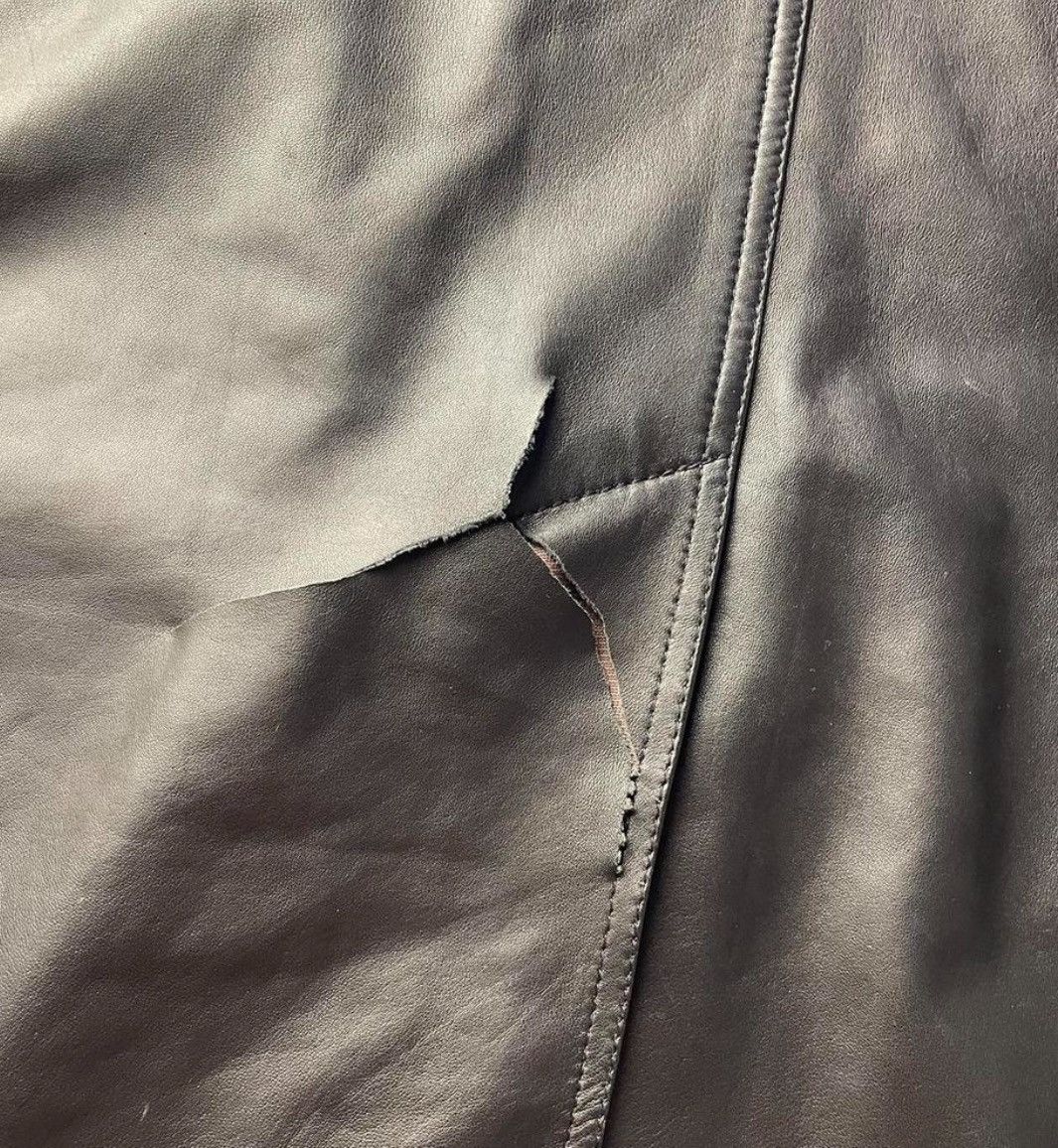 Salvatore Ferragamo 💫🌹SALVATORE FERRAGAMO LEATHER COAT Size US XL / EU 56 / 4 - 6 Thumbnail