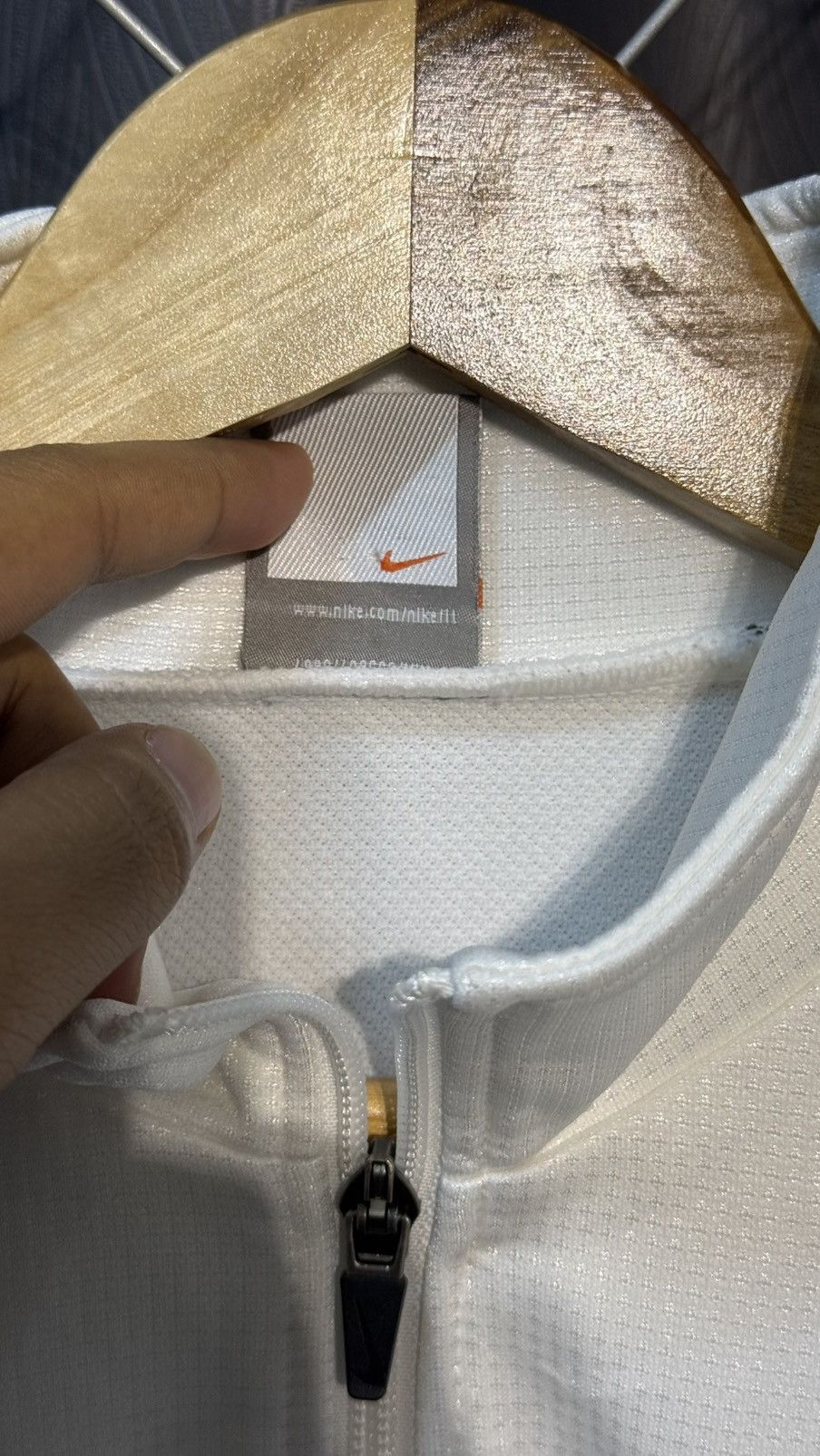Nike Y2K NIKE TRACKTOP JACKET WHITE Size US M / EU 48-50 / 2 - 8 Thumbnail