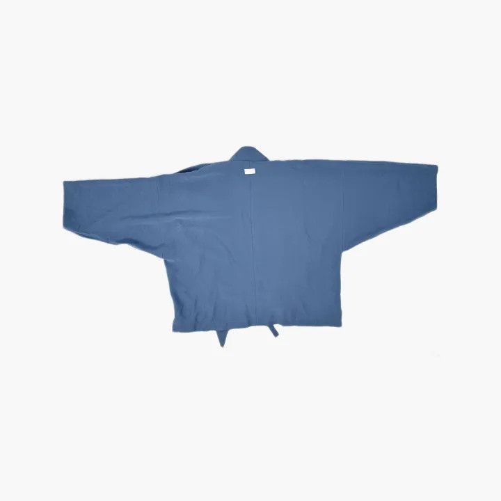 Kenzo KENZO Solid V-Neck Tie Long Sleeve Jacket -2507 Size L / US 10 / IT 46 - 3 Thumbnail