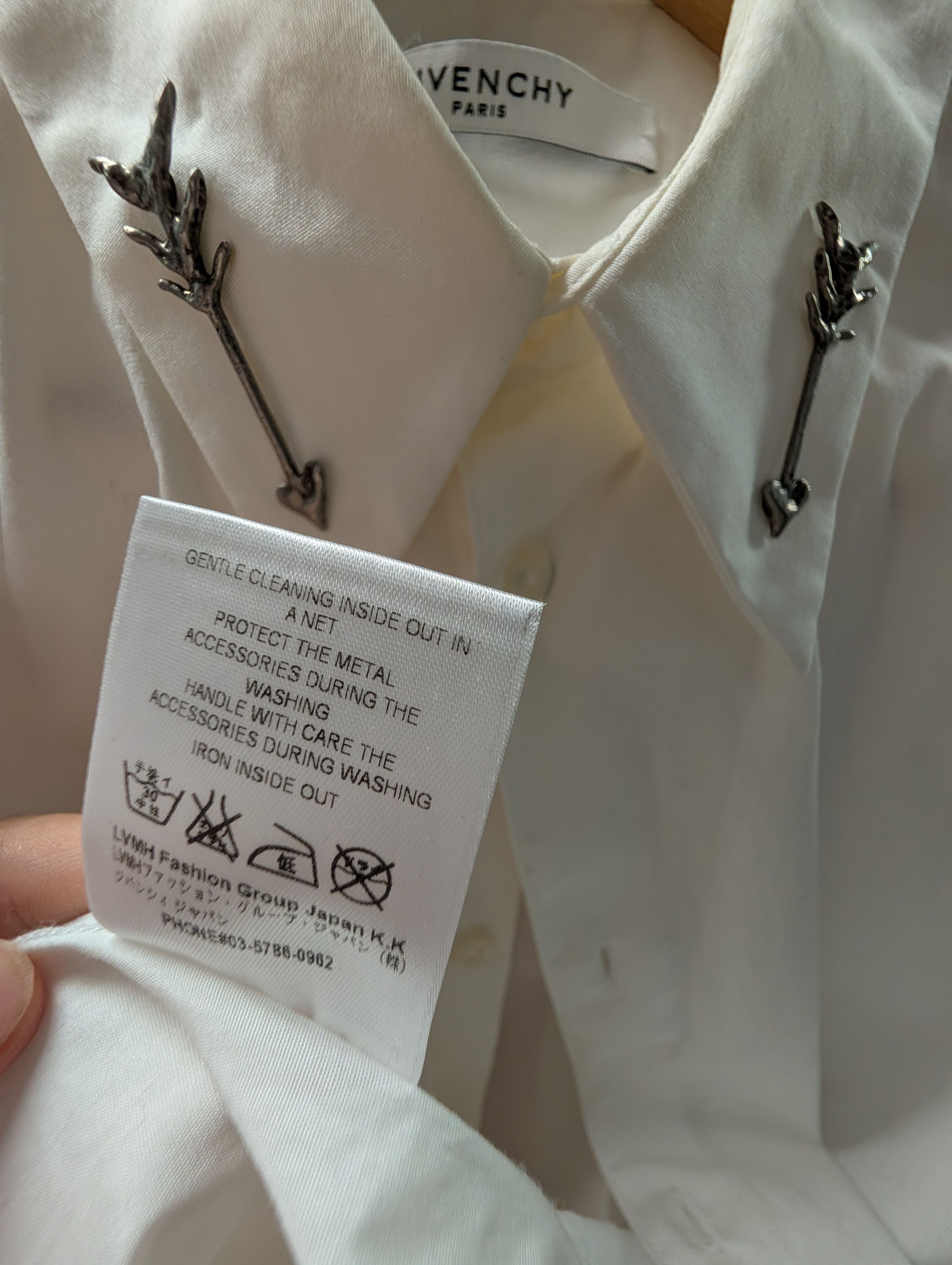Givenchy GIVENCHY Heart Arrows Collar Size US M / EU 48-50 / 2 - 4 Thumbnail