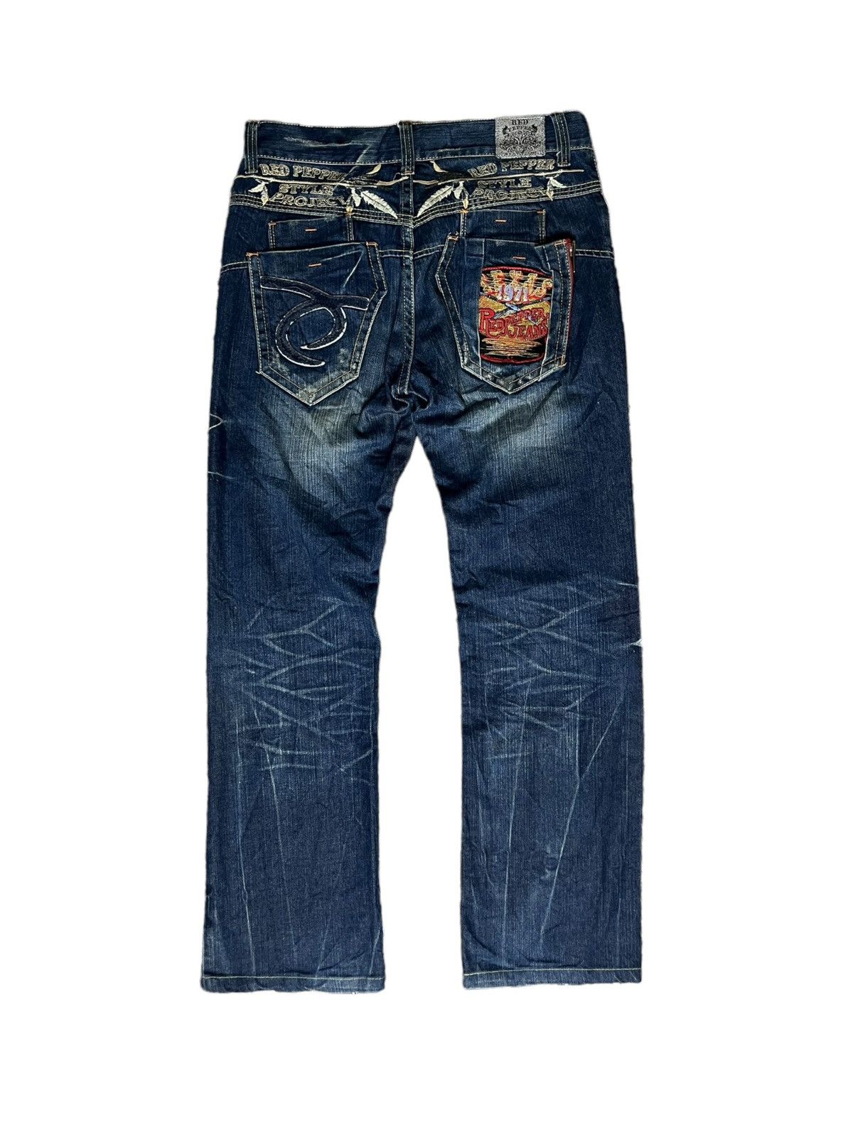 ❗️RARE❗️Y2K Red Pepper & Denim Gold Label