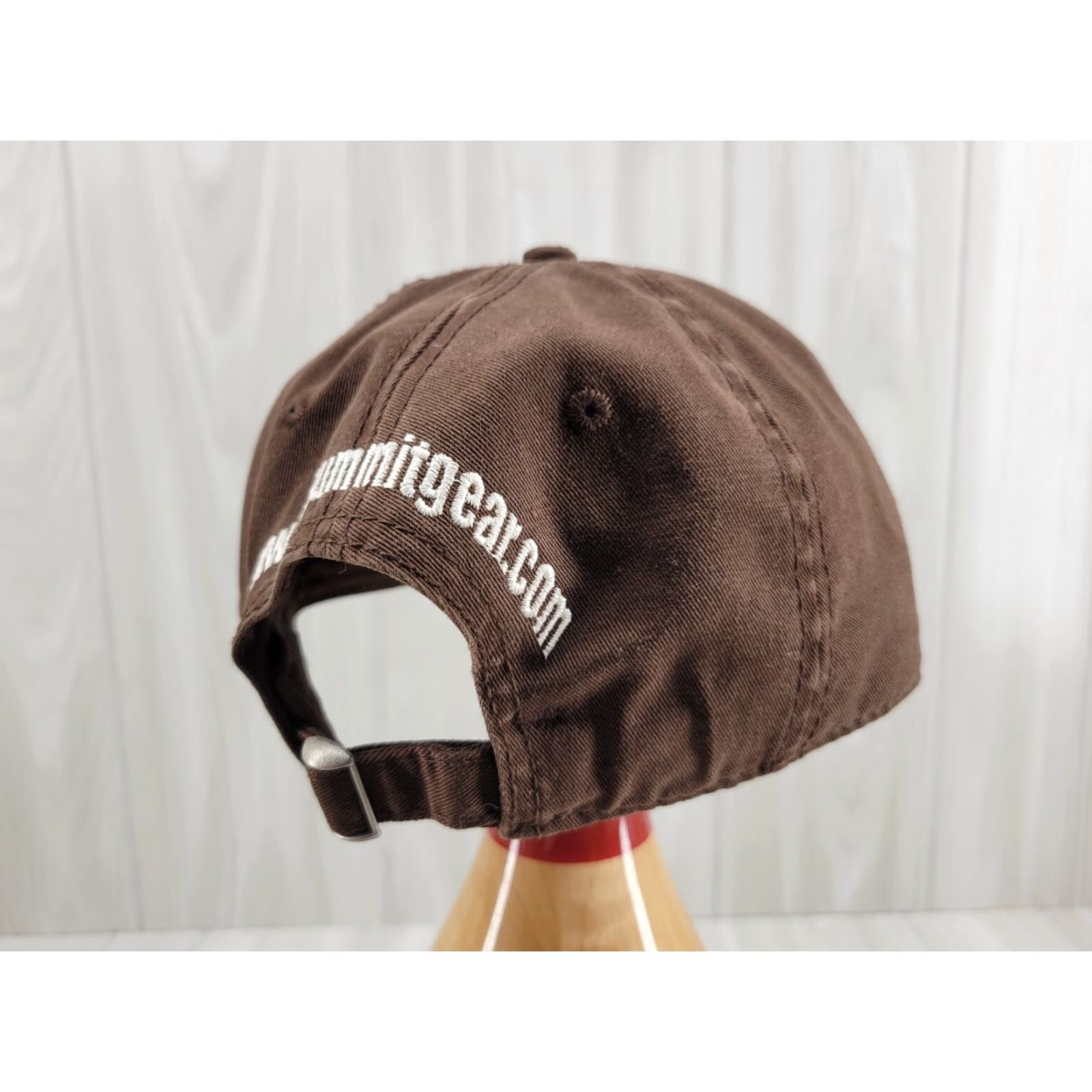 Vintage SUMMIT HUNTING TREESTAND Brown Trucker Hat Strapback Cap Logo Adjustable Men USA Deer Hunting Cap Size ONE SIZE - 6 Thumbnail