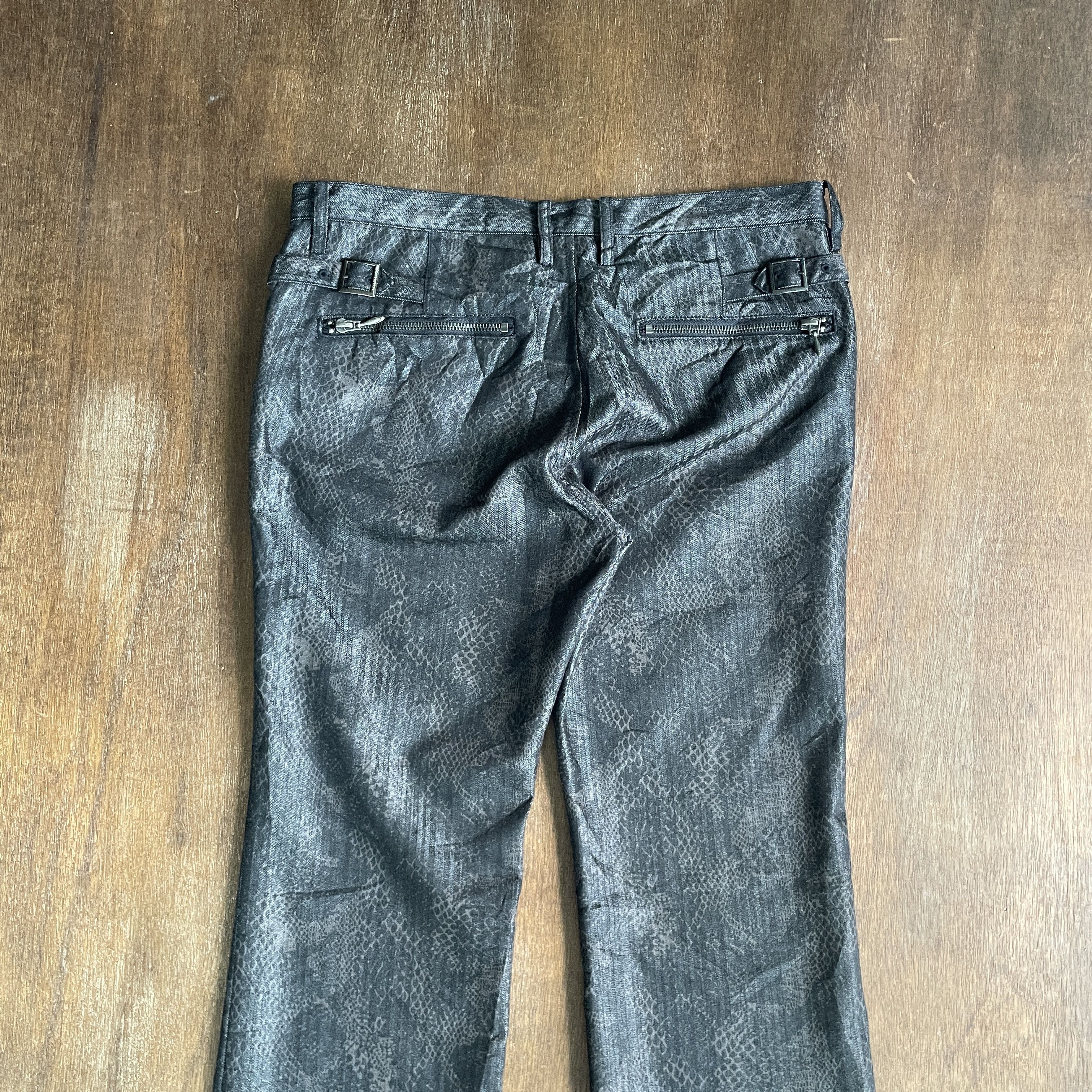 semanticdesign Semanticdesign Snake Skin Boot cut Denim Size US 31 - 9 Thumbnail