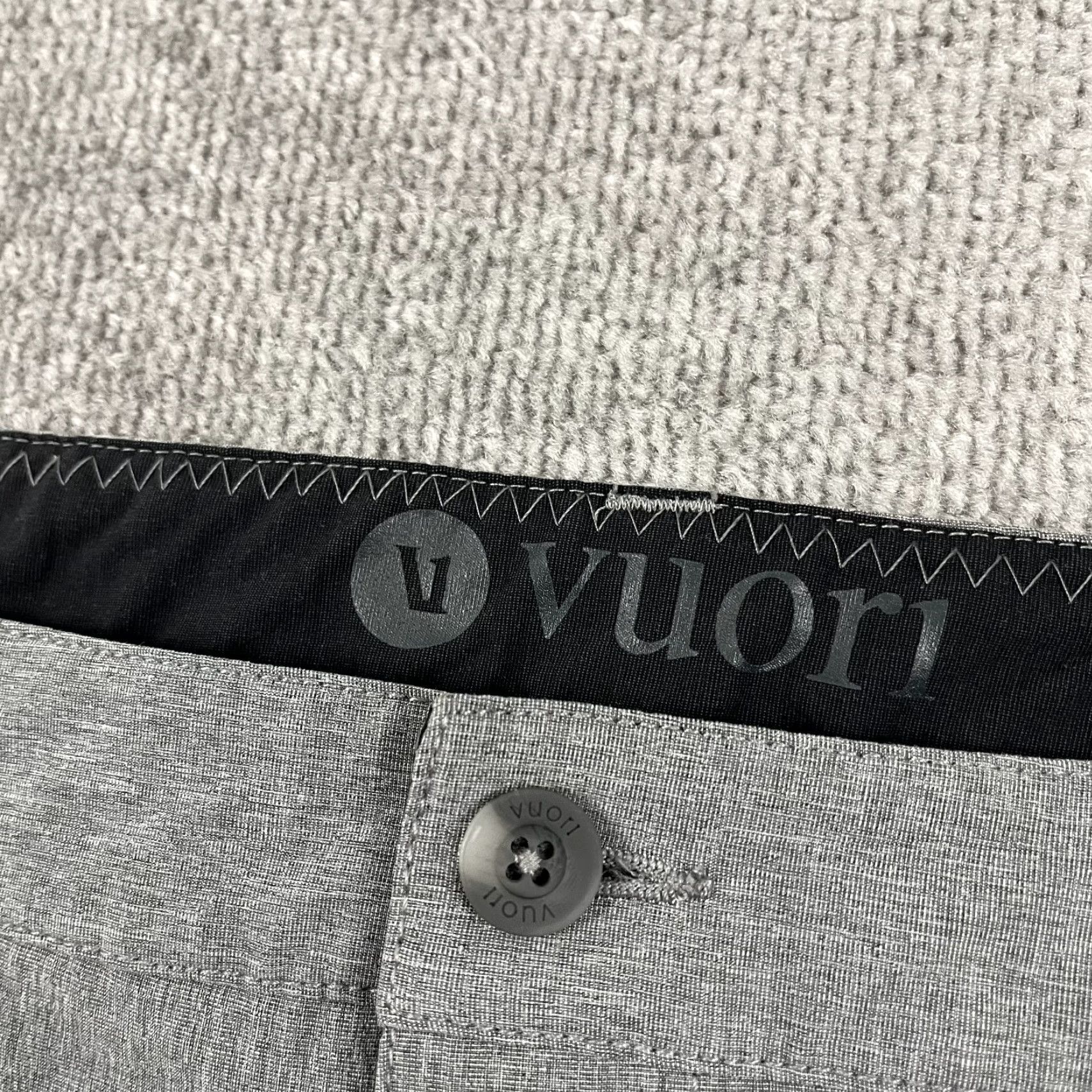 Vuori Vuori Mens Chino Pants 38x32 Gray Regular Straight Pockets 5-Pocket Denim V431 Vintage: No Size US 38 / EU 54 - 2 Thumbnail