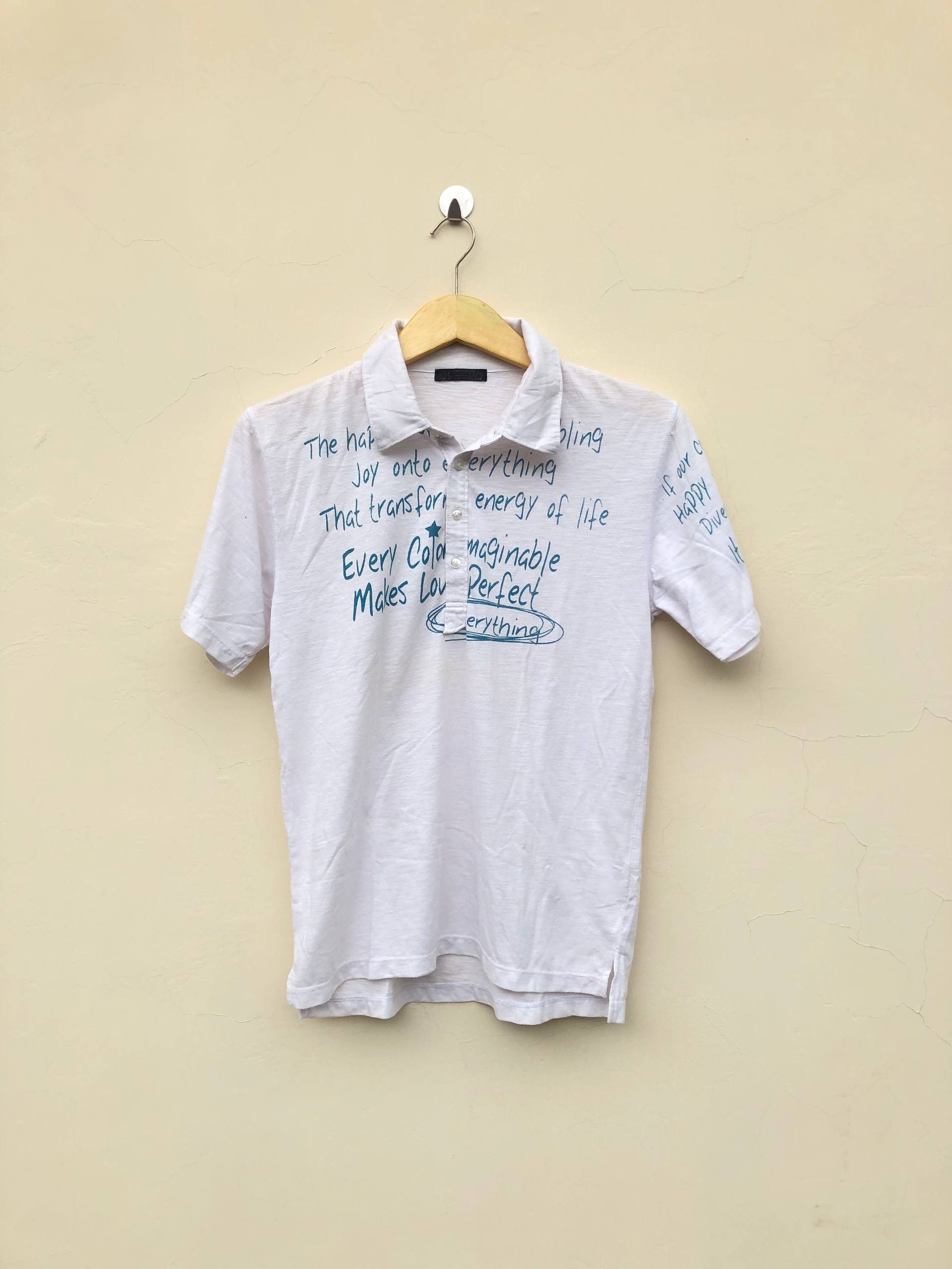If Six Was Nine 291295=Homme poem polo shirt Size US M / EU 48-50 / 2 - 2 Thumbnail