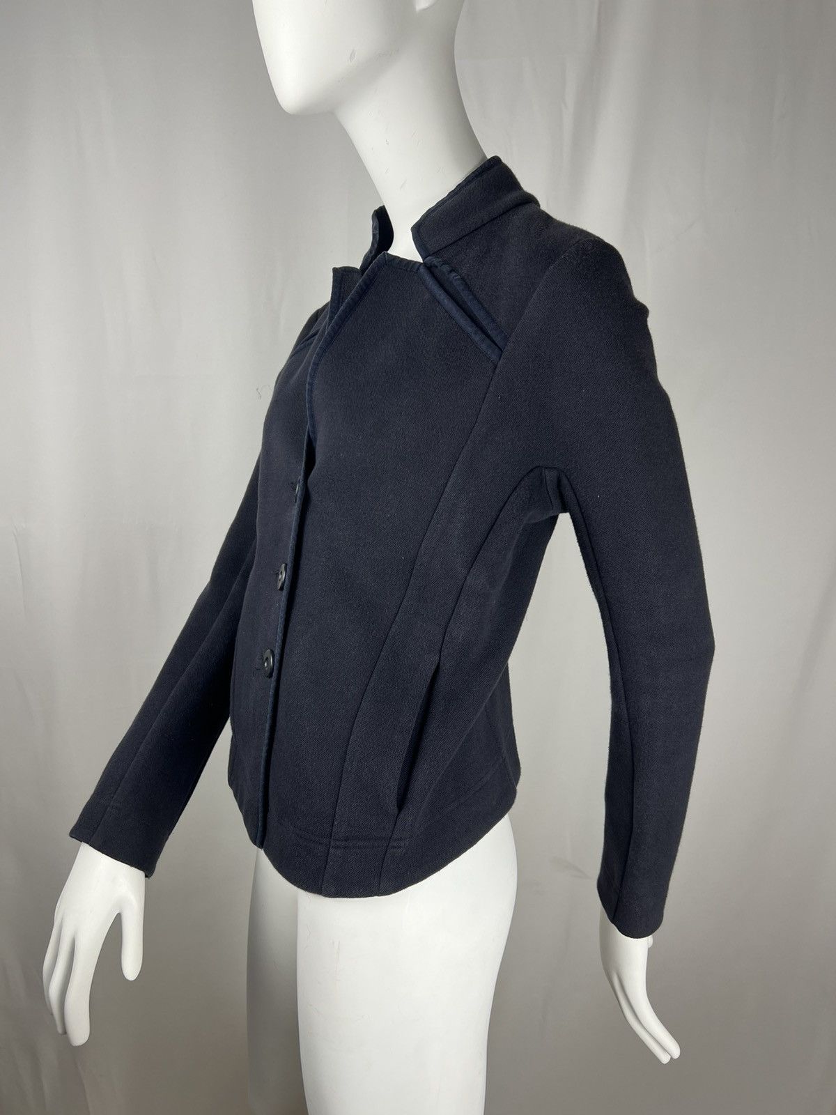 Marithe + Francois Girbaud 2000s Marithé + François Girbaud Cotton Blazer Size M / US 6-8 / IT 42-44 - 3 Thumbnail