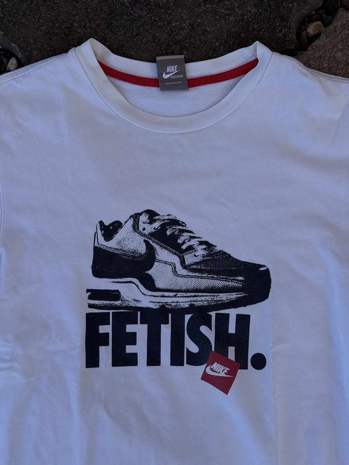 Nike × Vintage Y2K Nike Fetish Airmax vintage t-shirt tee sex porn tee Size US L / EU 52-54 / 3 - 6 Thumbnail