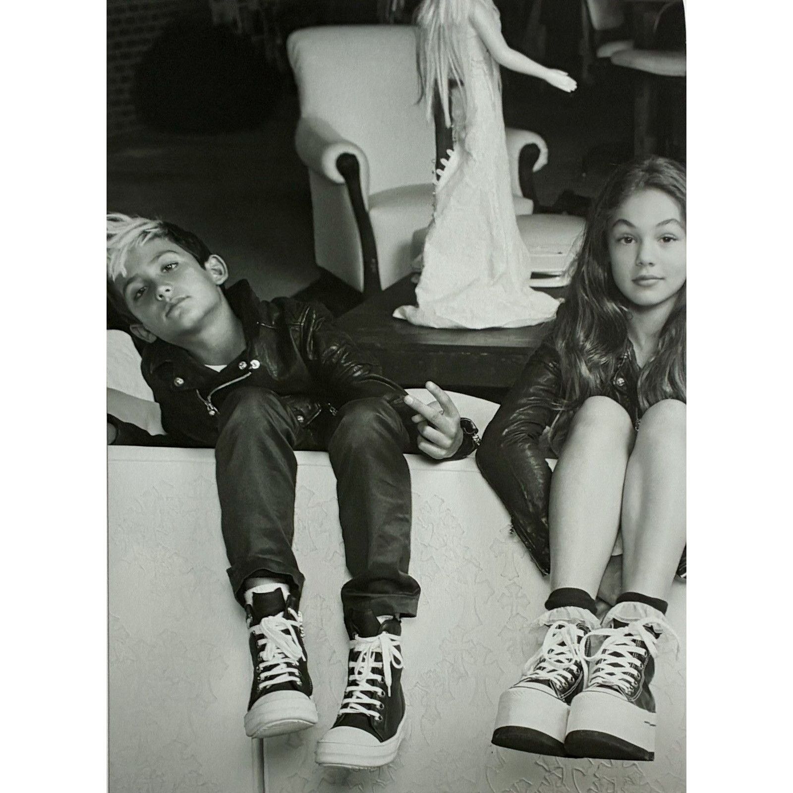 Chrome Hearts × Vintage Chrome Hearts black/white photo Poster framed 9x11 Size ONE SIZE - 2 Thumbnail