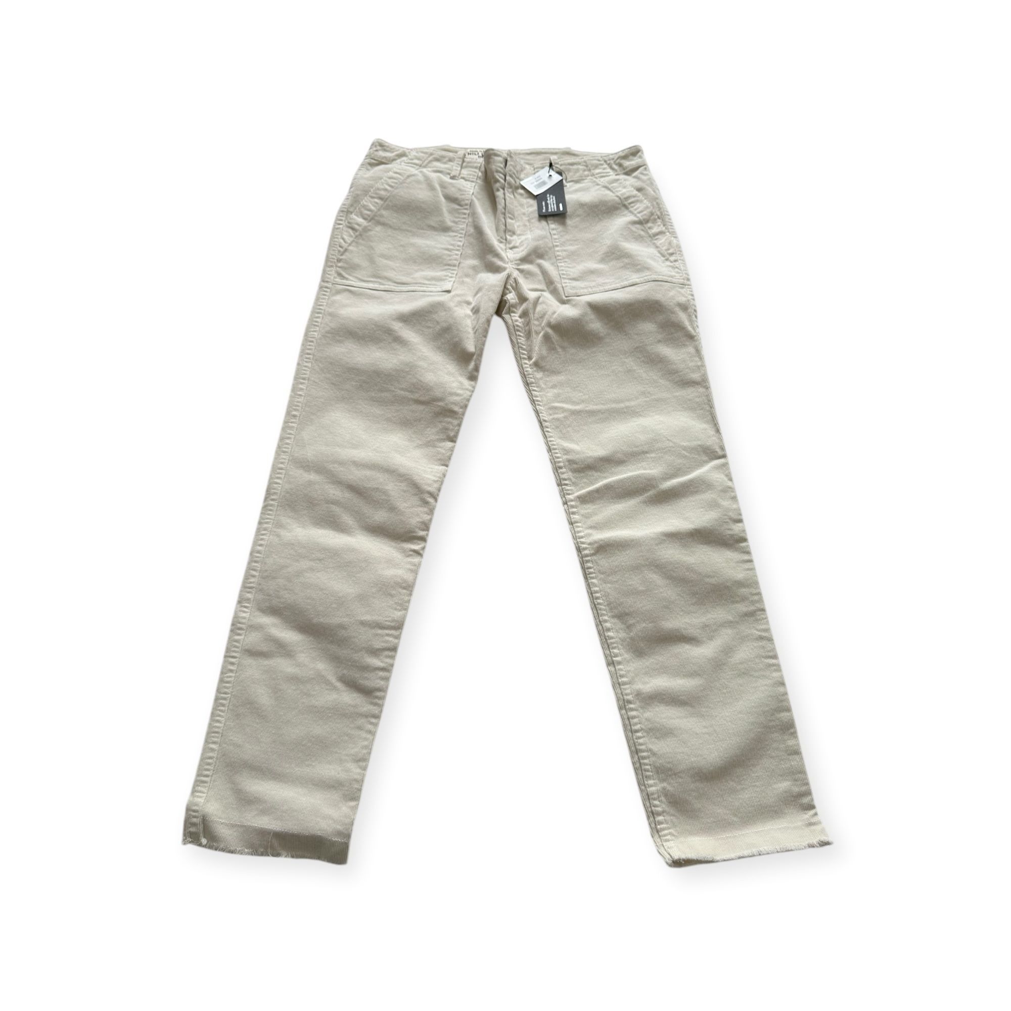 Nili Lotan Nili Lotan Jenna Pants in Corduroy, Winter White, 6 Size 28" / US 6 / IT 42 - 7 Thumbnail