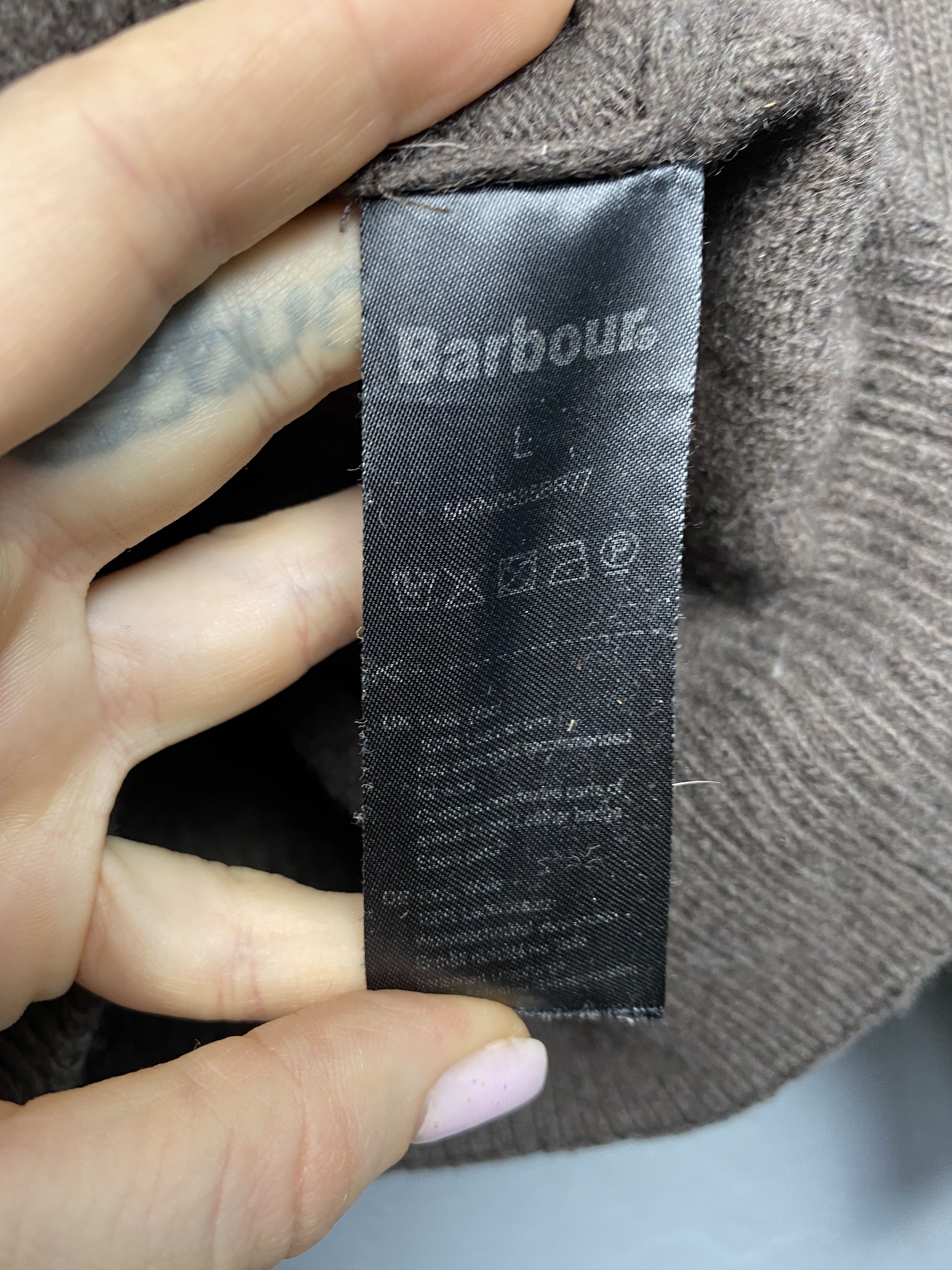Barbour Barbour Vintage Quarter Zip Wool Knit Mens Sweater Size US L / EU 52-54 / 3 - 6 Thumbnail