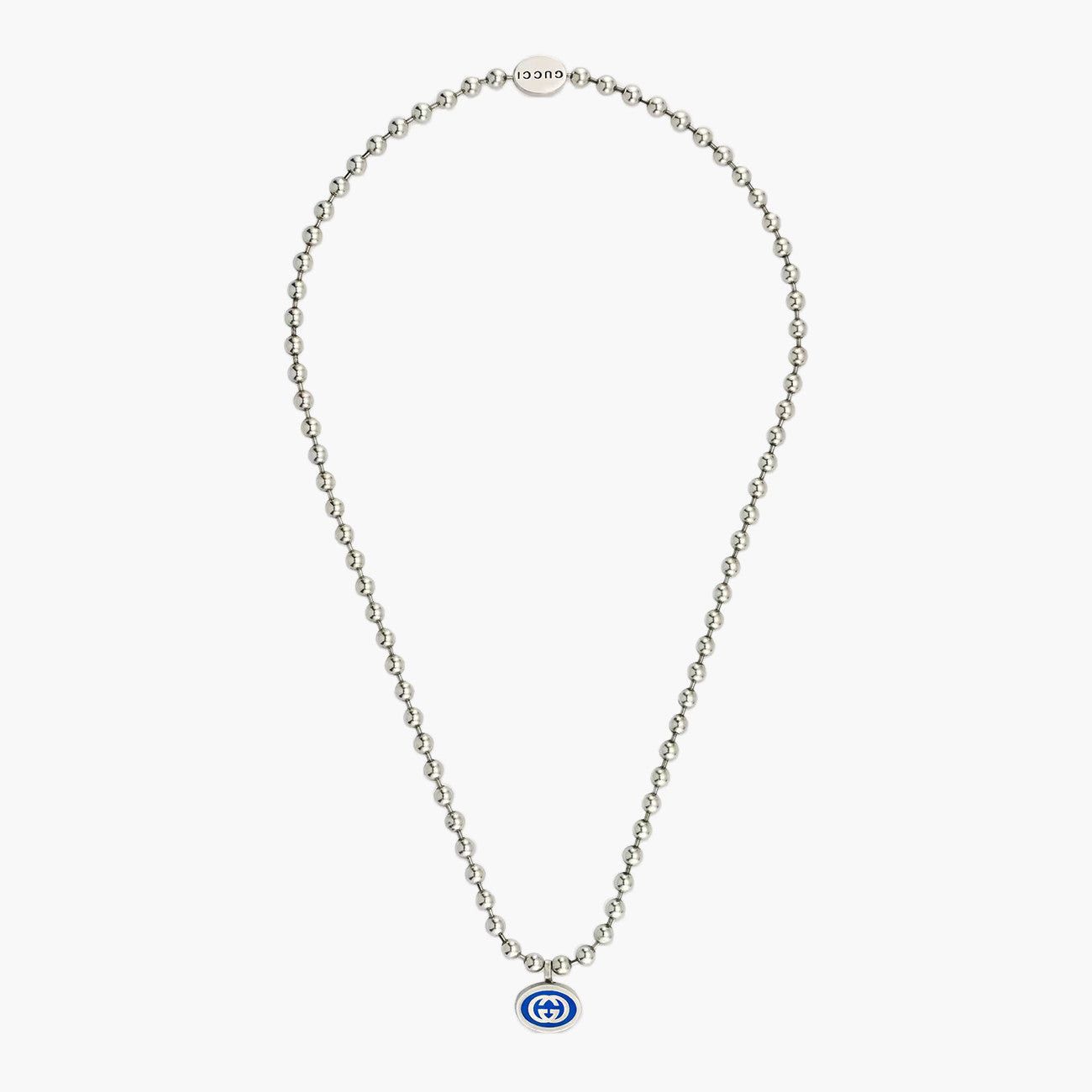 Gucci Gucci Interlocking G Boule Chain Unisex Necklace Size ONE SIZE - 1 Thumbnail