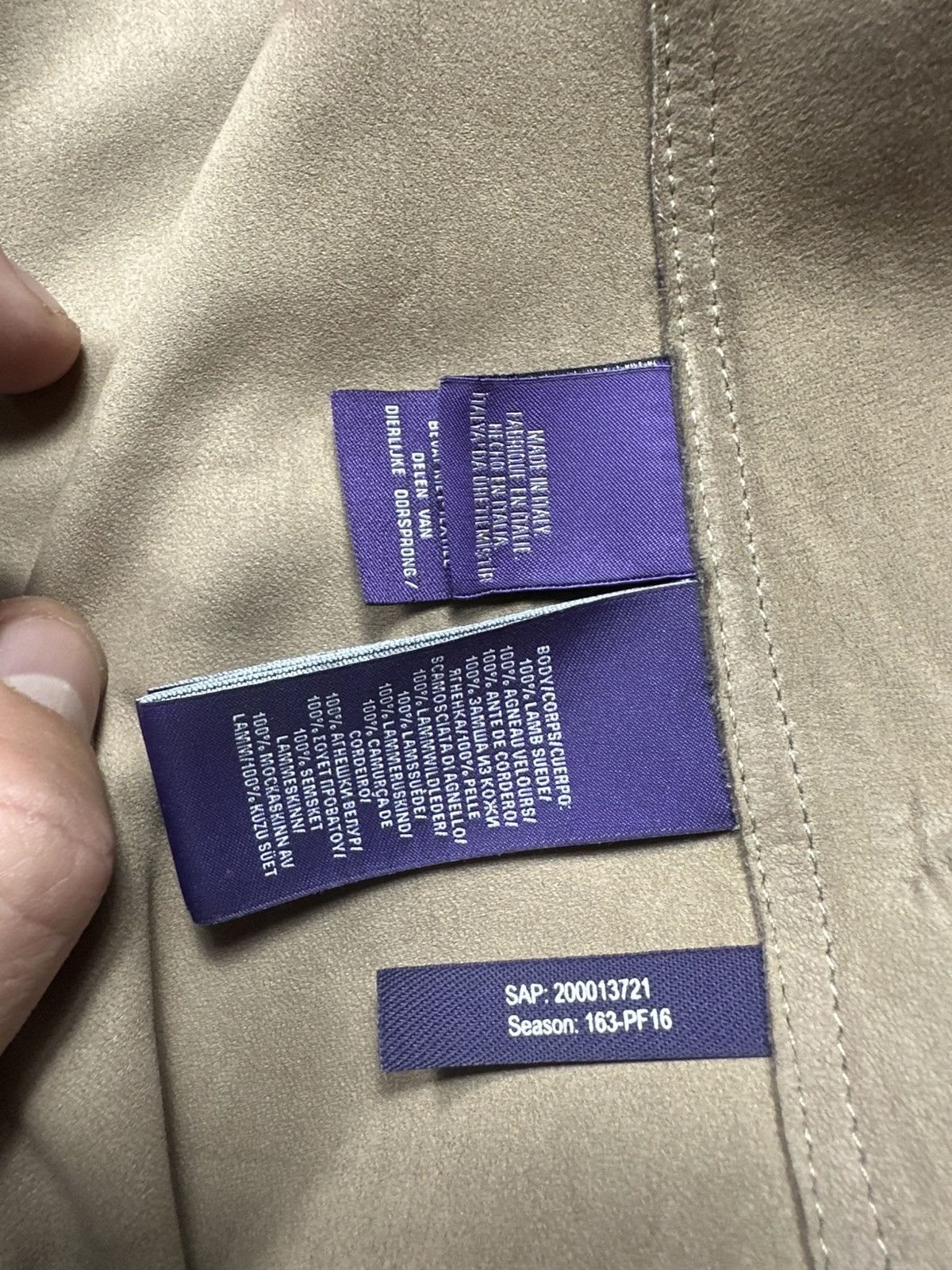 Ralph Lauren Purple Label Ralph lauren purple label leather coat luxury old money Size US S / EU 44-46 / 1 - 18 Thumbnail